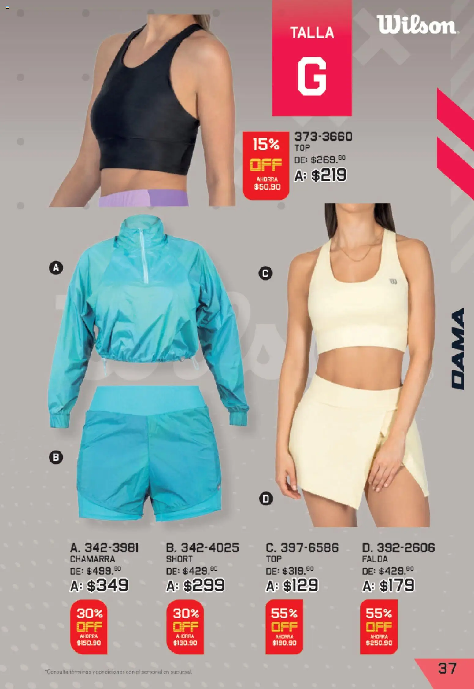 Vista previa las ofertas de la tienda Andrea - Andrea catálogo Lo mejor de marcas desde el 27/09/2026 - Short, Chamarra, Falda