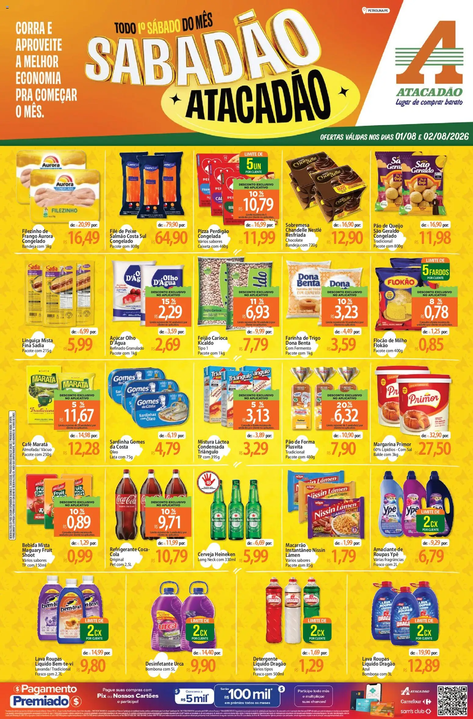 Pré-Visualização do folheto "Atacadão ofertas - PE" da loja Atacadão válido a partir de 01/08/2026