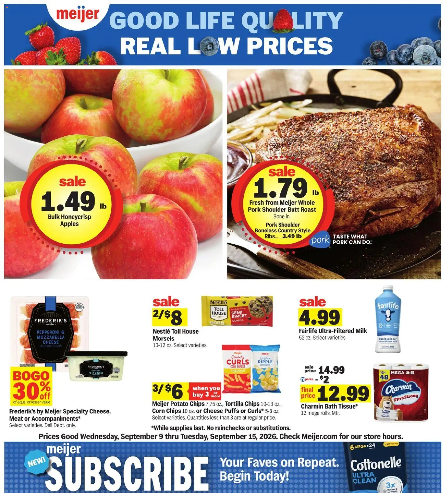 Ad Preview of Meijer Meijer Weekly Ad from 09/09/2026