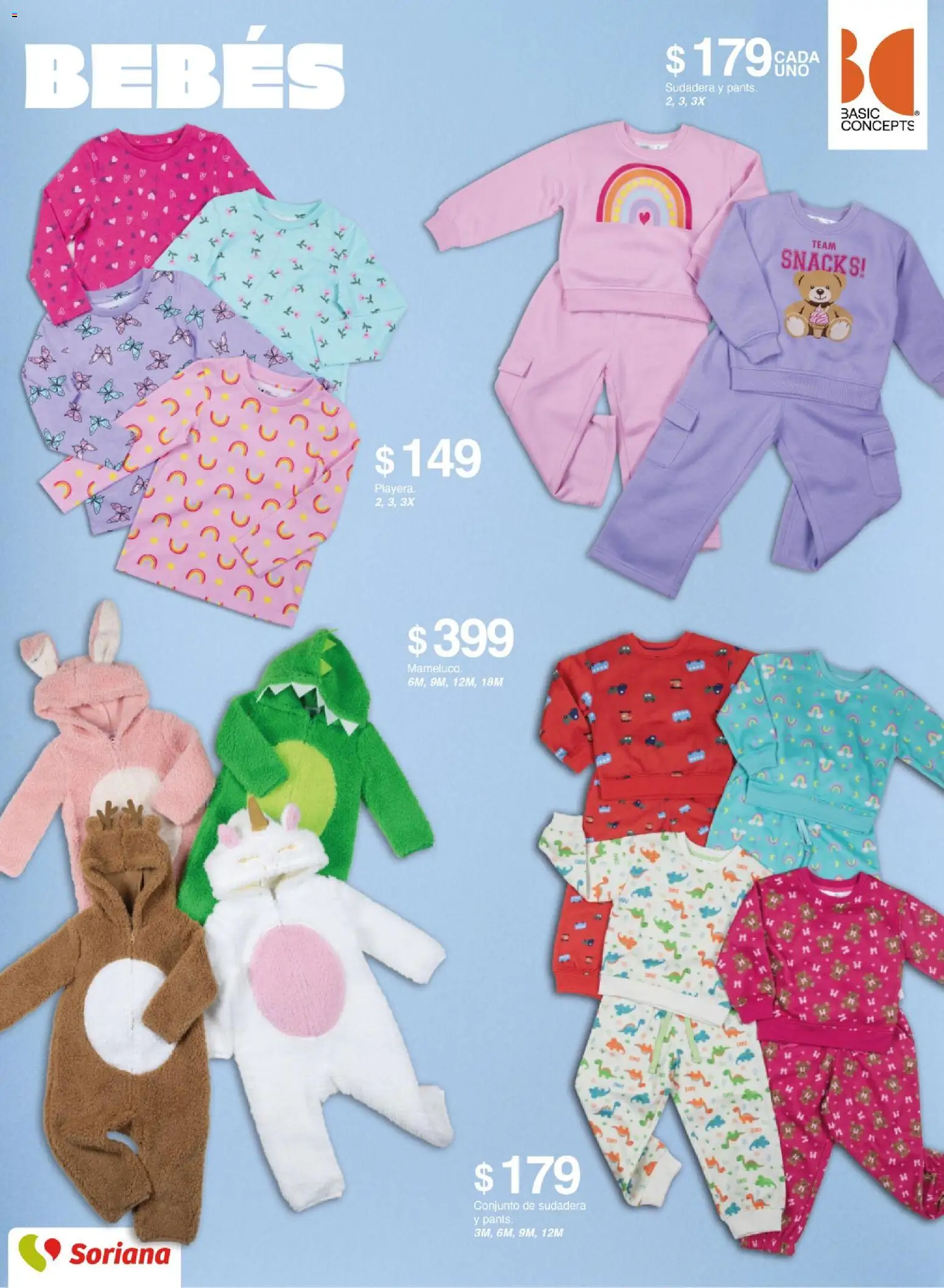 Vista previa las ofertas de la tienda Soriana - Soriana catálogo otoño invierno desde el 30/09/2026 - Playera, Sudadera, Snacks, Pants, Conjunto