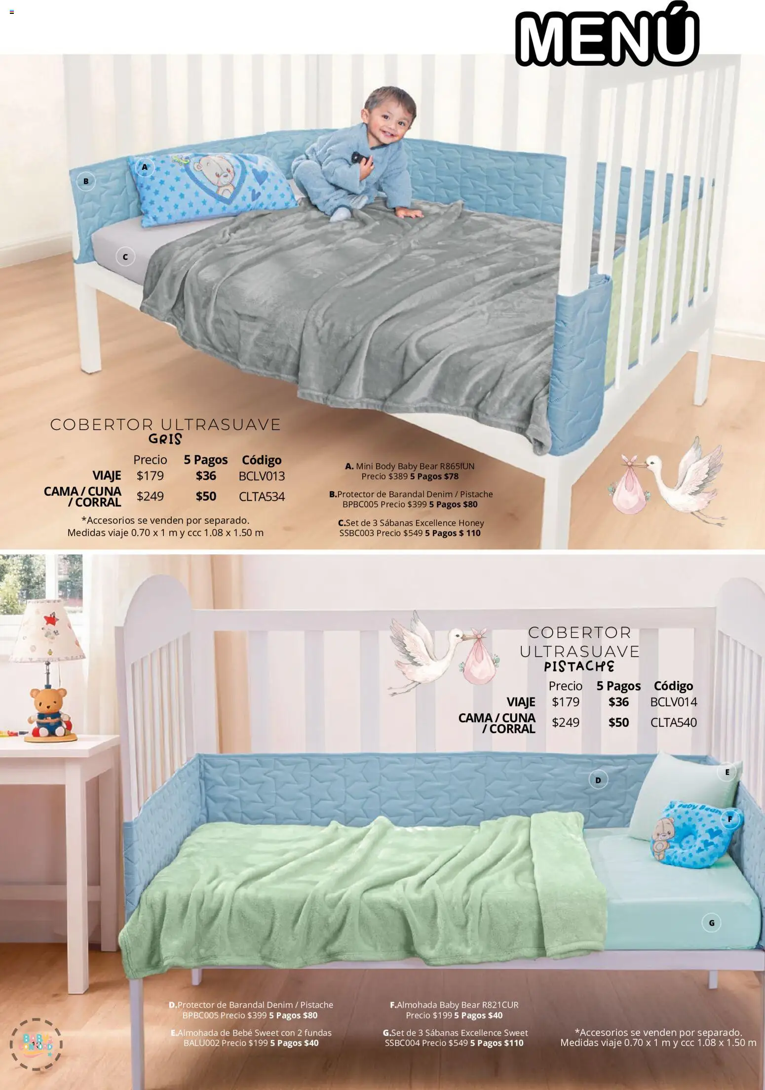 Vista previa las ofertas de la tienda Colchas Concord - Colchas Concord catálogo Colección Bebé Disney desde el 15/10/2026 