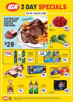 Preview of catalogue IGA 3 Day Specials - NT/WA from shop IGA valid 26/06/2026
