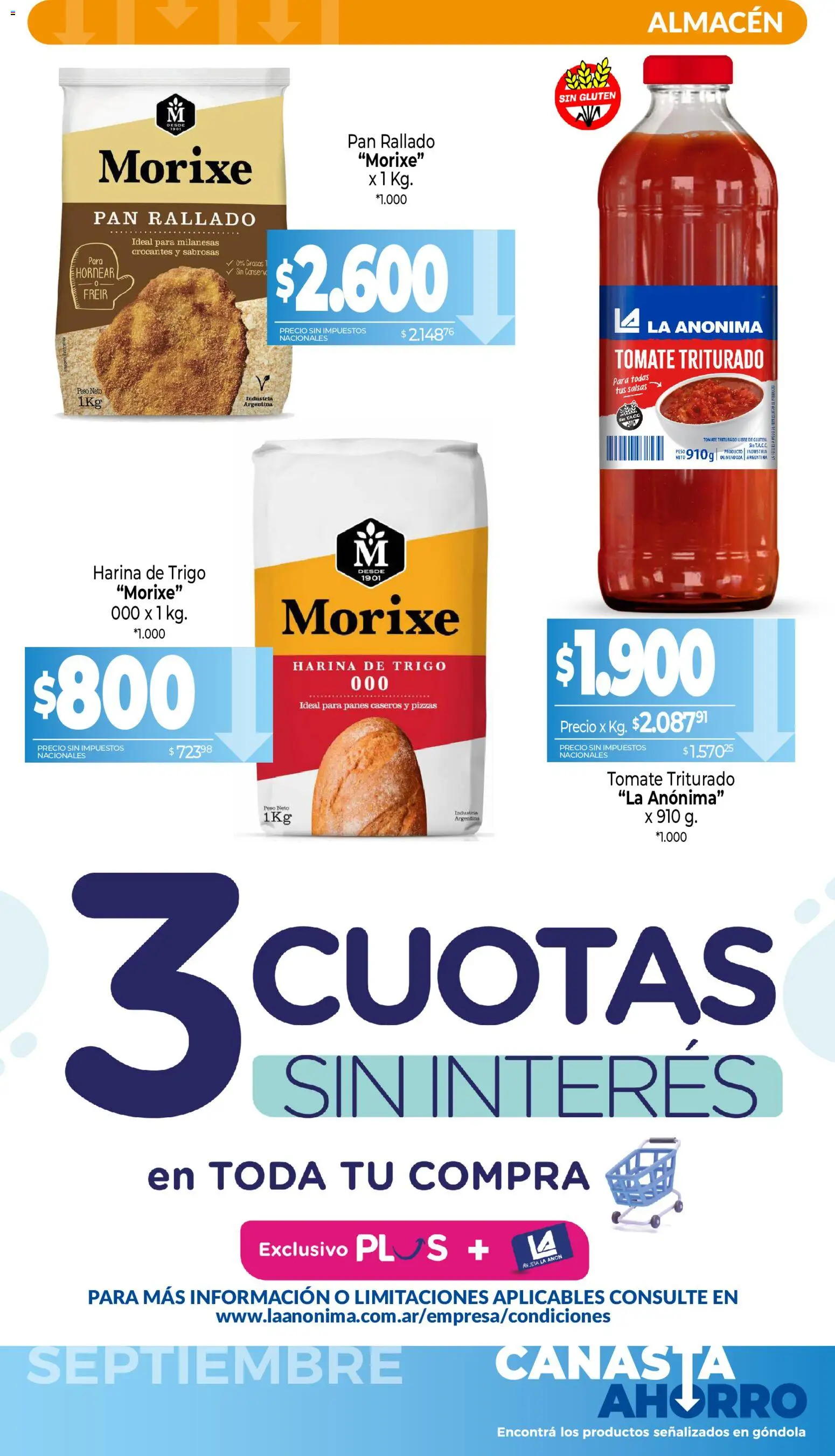 Vista previa del folleto de la tienda La Anonima válido desde el 01/09/2026 