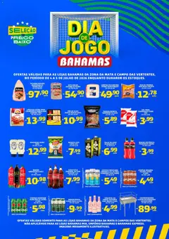 Pré-Visualização do folheto "Bahamas Supermercados ofertas Dia de Jogo" da loja Bahamas Supermercados válido a partir de 04/07/2026