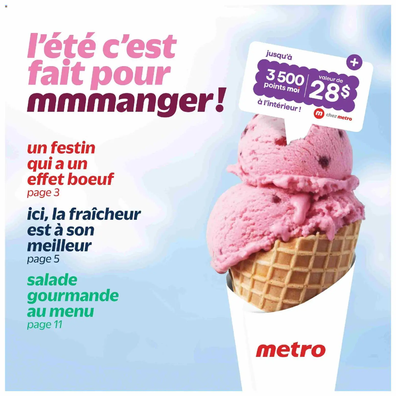 Preview of leaflet Metro circulaire Cahier MOI from shop Metro is valid from Jun 18, 2026
