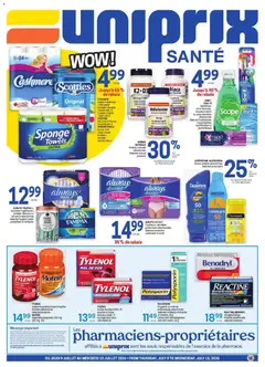 Preview of leaflet Uniprix - Uniprix Sante from shop Uniprix is valid from Jul 09, 2026