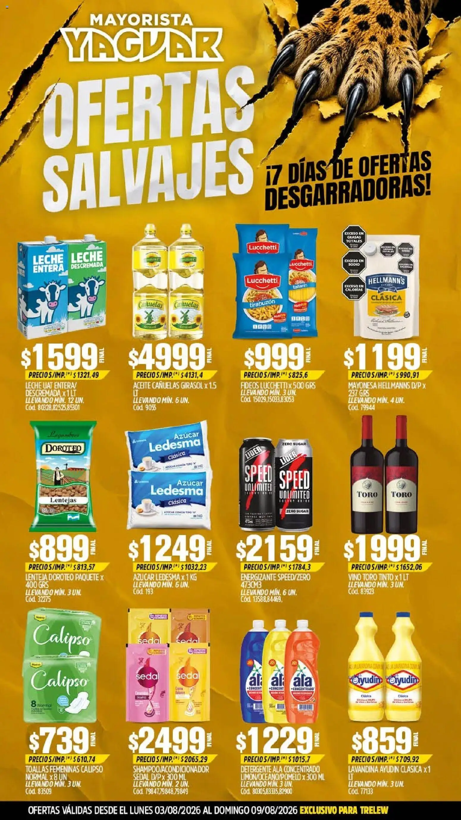 Vista previa del folleto de la tienda Yaguar válido desde el 03/08/2026 
