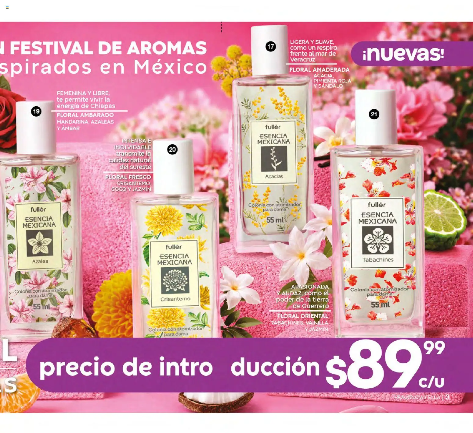 Vista previa las ofertas de la tienda Fuller - Campaña 23 2026 desde el 18/02/2026 - Té, Coco, Tierra, Vainilla, Pimienta