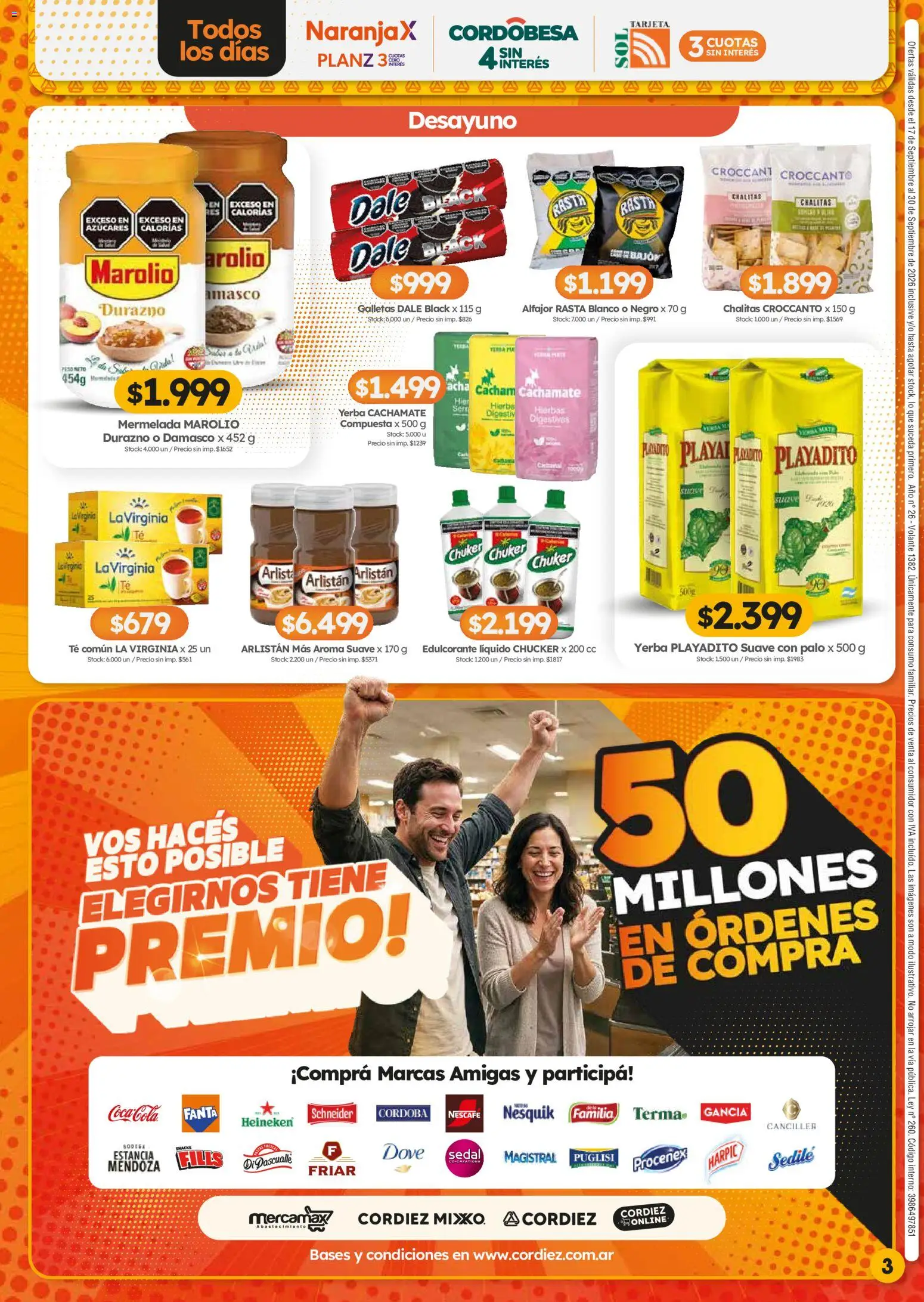 Vista previa del folleto de la tienda Cordiez válido desde el 17/09/2026 