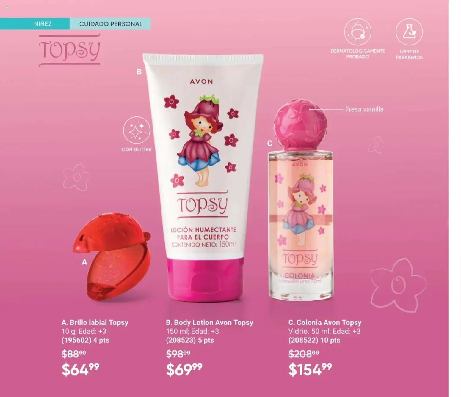 Vista previa las ofertas de la tienda AVON - AVON Casa & Estilo 8 2026 desde el 08/05/2026 - Fresa, Body, Vainilla, Glitter, Brillo, Loción