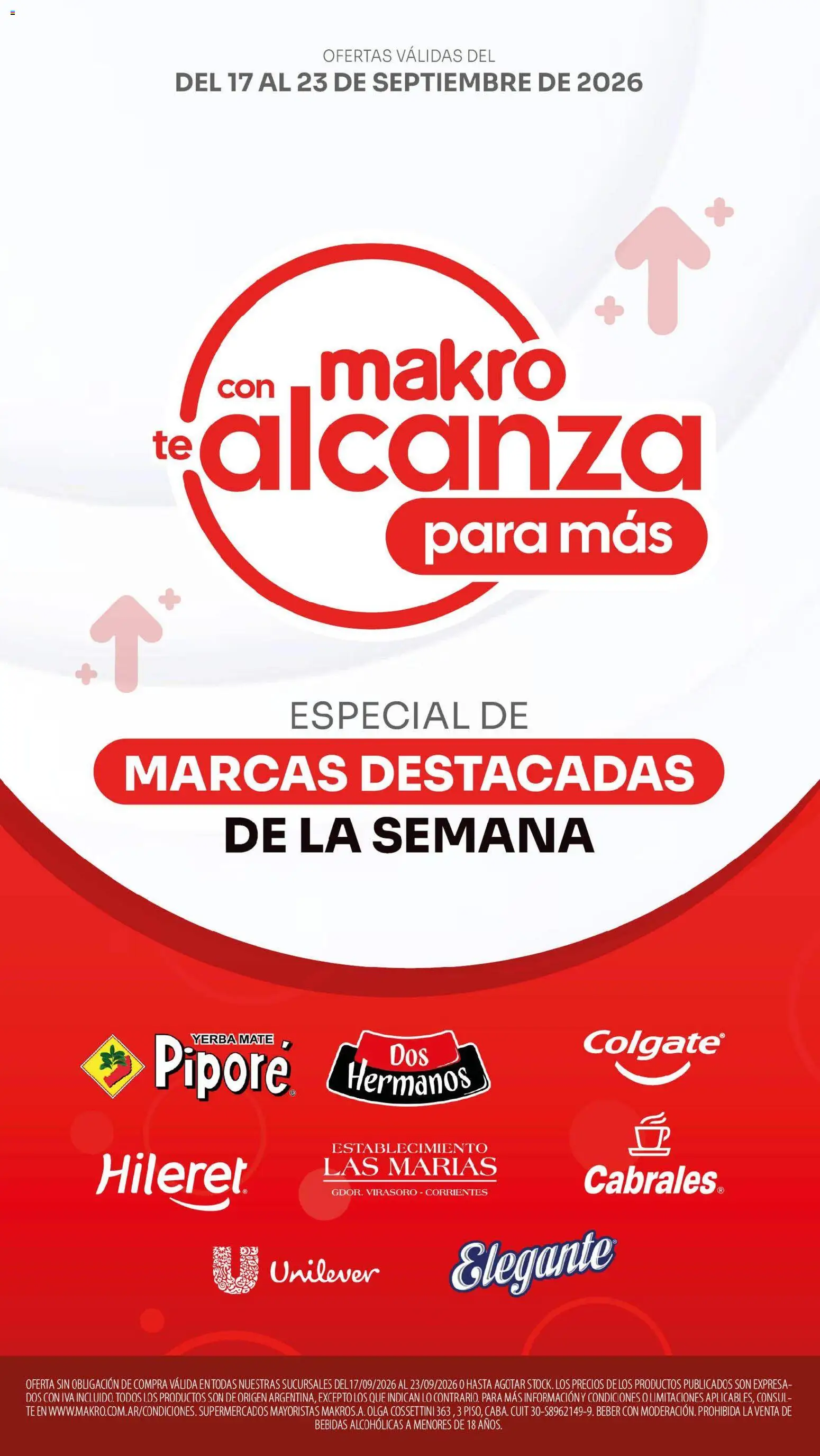 Vista previa del folleto de la tienda Makro válido desde el 17/09/2026 