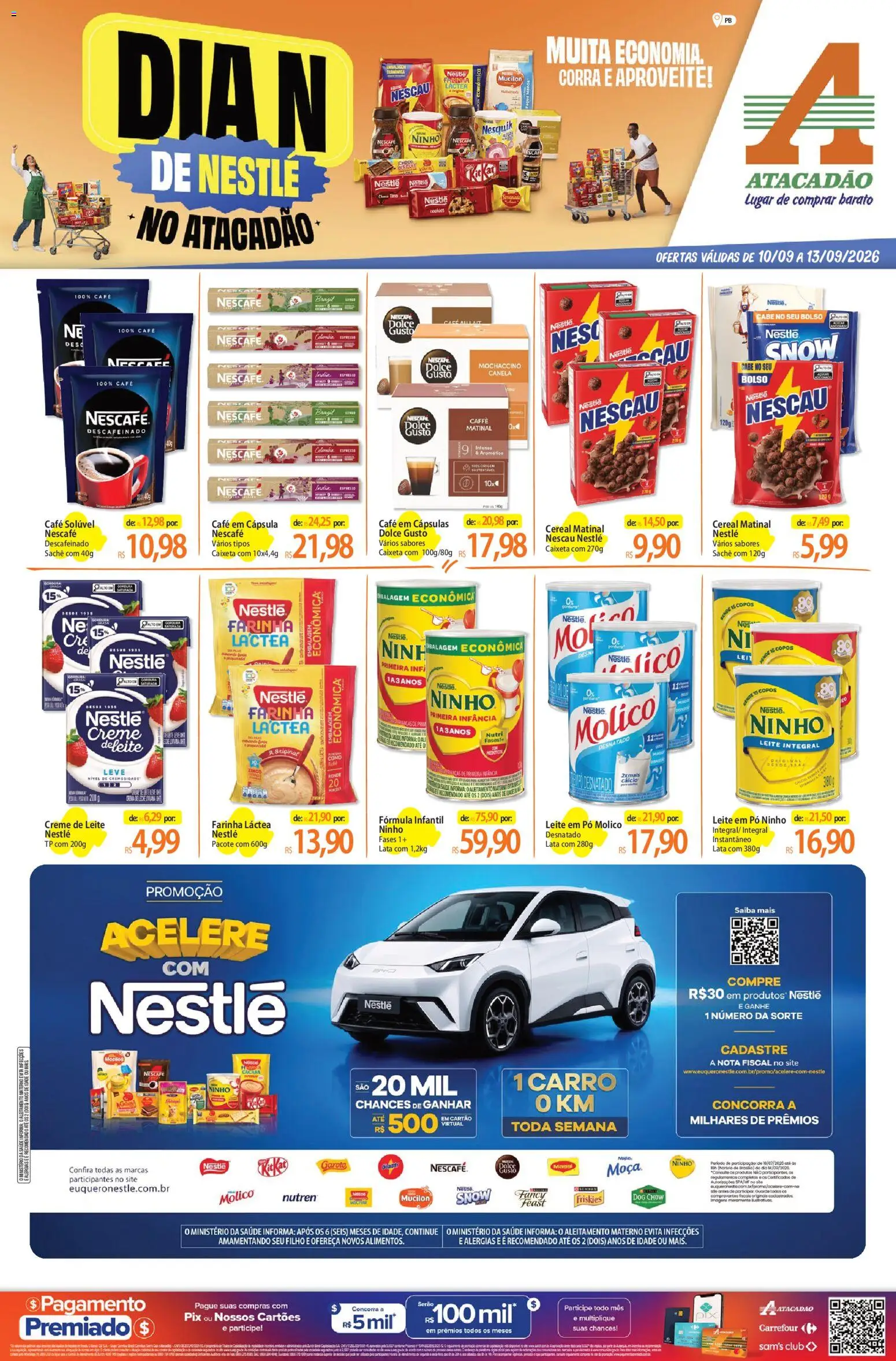 Pré-Visualização do folheto "Atacadão ofertas - PB" da loja Atacadão válido a partir de 10/09/2026