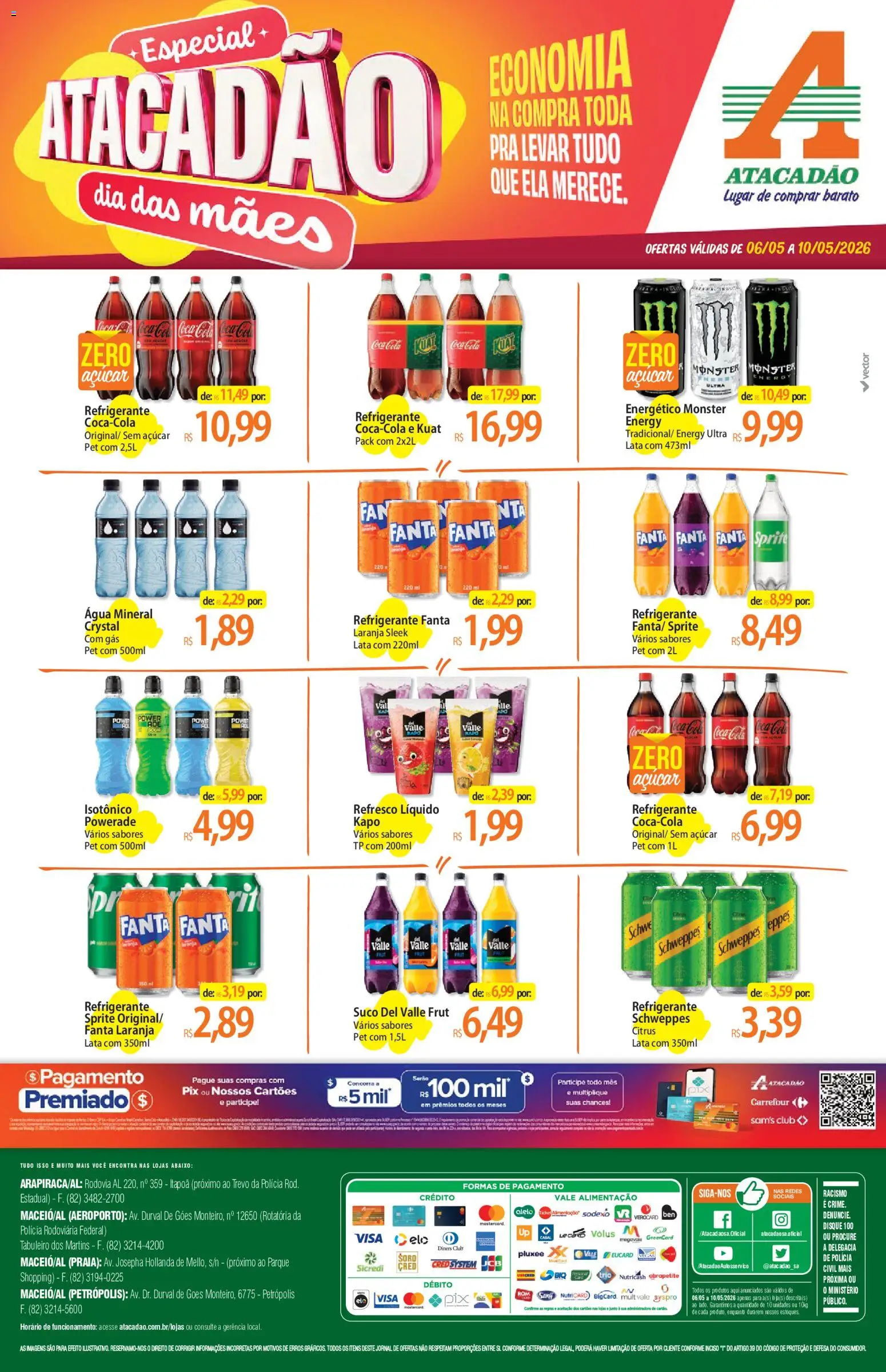 Pré-Visualização do folheto "Atacadão ofertas - AL" da loja Atacadão válido a partir de 06/05/2026