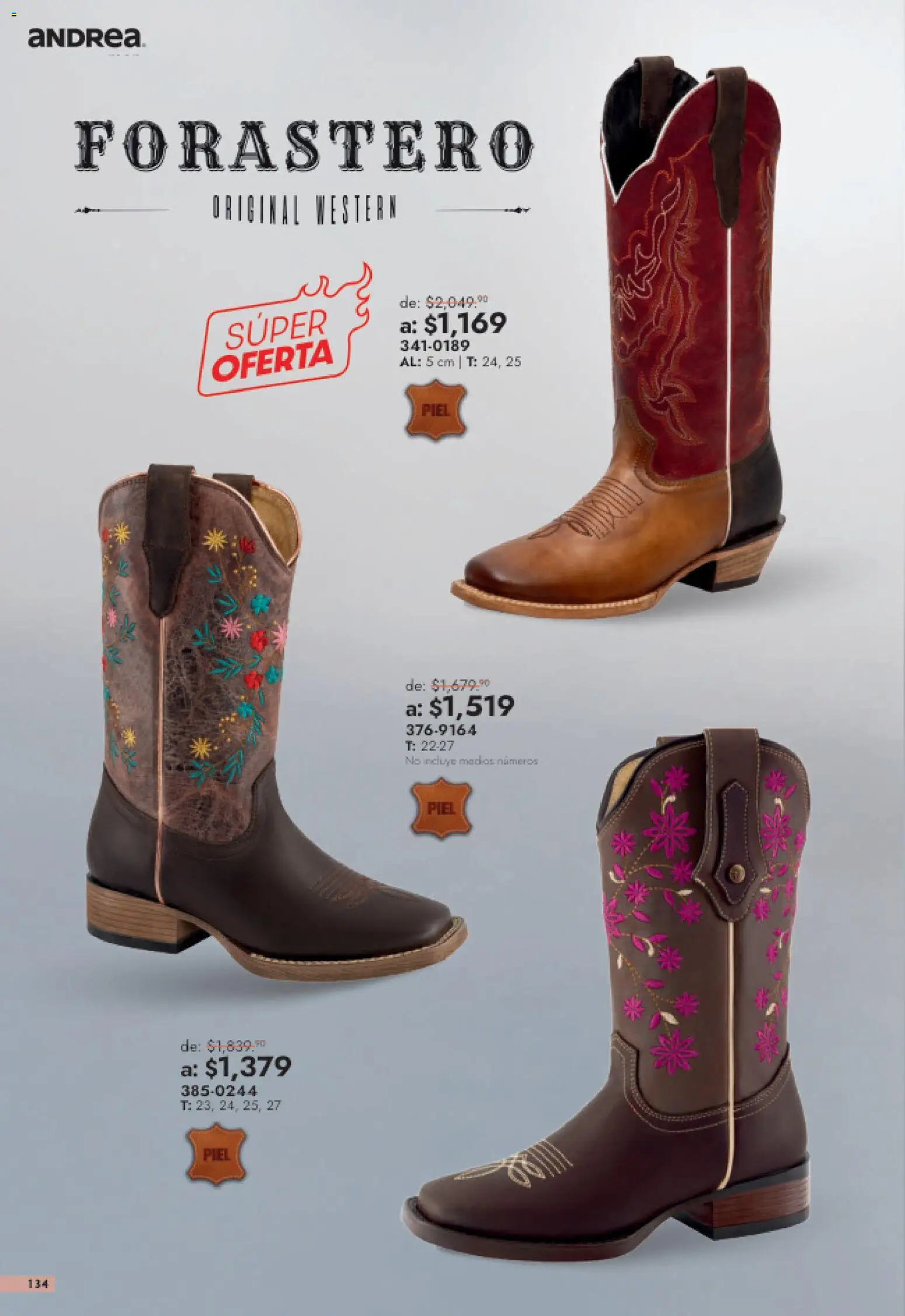 Vista previa las ofertas de la tienda Andrea - Andrea catálogo Outlet desde el 26/07/2026 