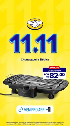 Pré-Visualização do folheto "Mercado Livre Black Friday" da loja Mercado Livre válido a partir de 28/10/2026