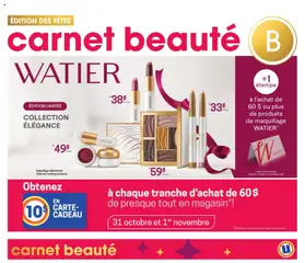 Un aperçu du dépliant Uniprix circulaire - Carnet beauté du magasin Uniprix est valide à partir 29 oct. 2026