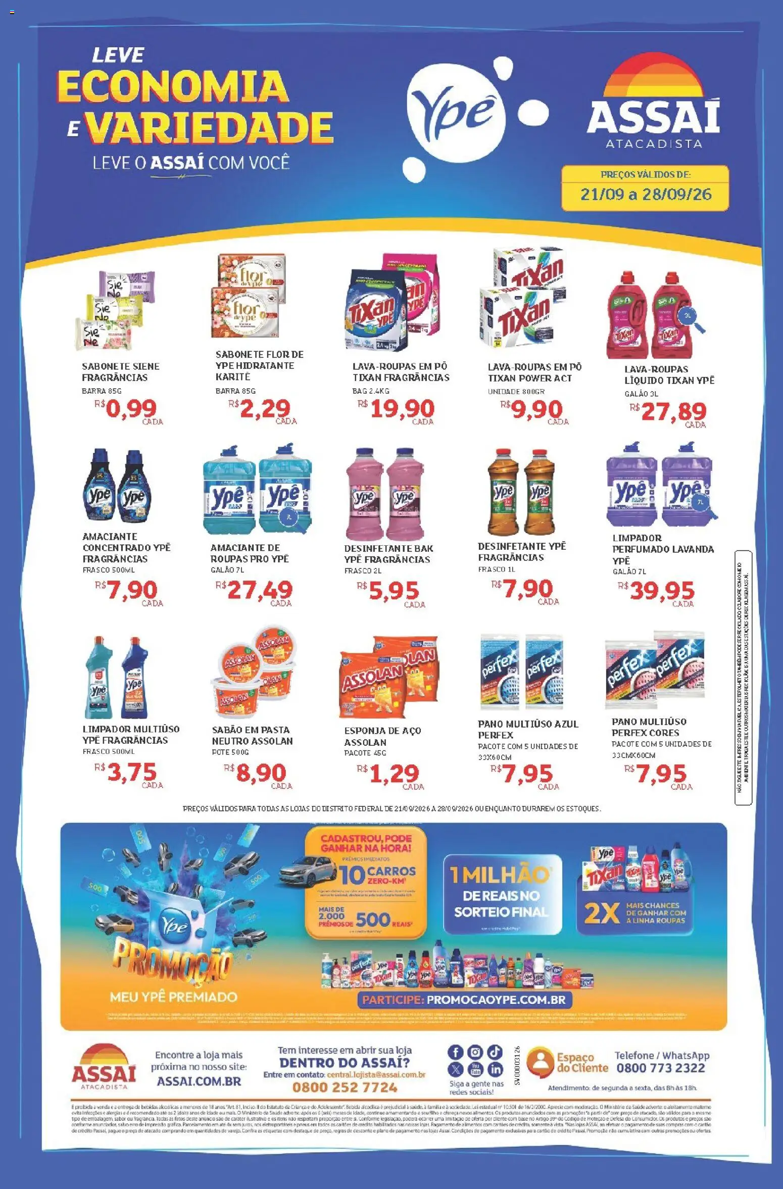 Pré-Visualização do folheto "Assaí Atacadista ofertas - DF" da loja Assaí Atacadista válido a partir de 21/09/2026