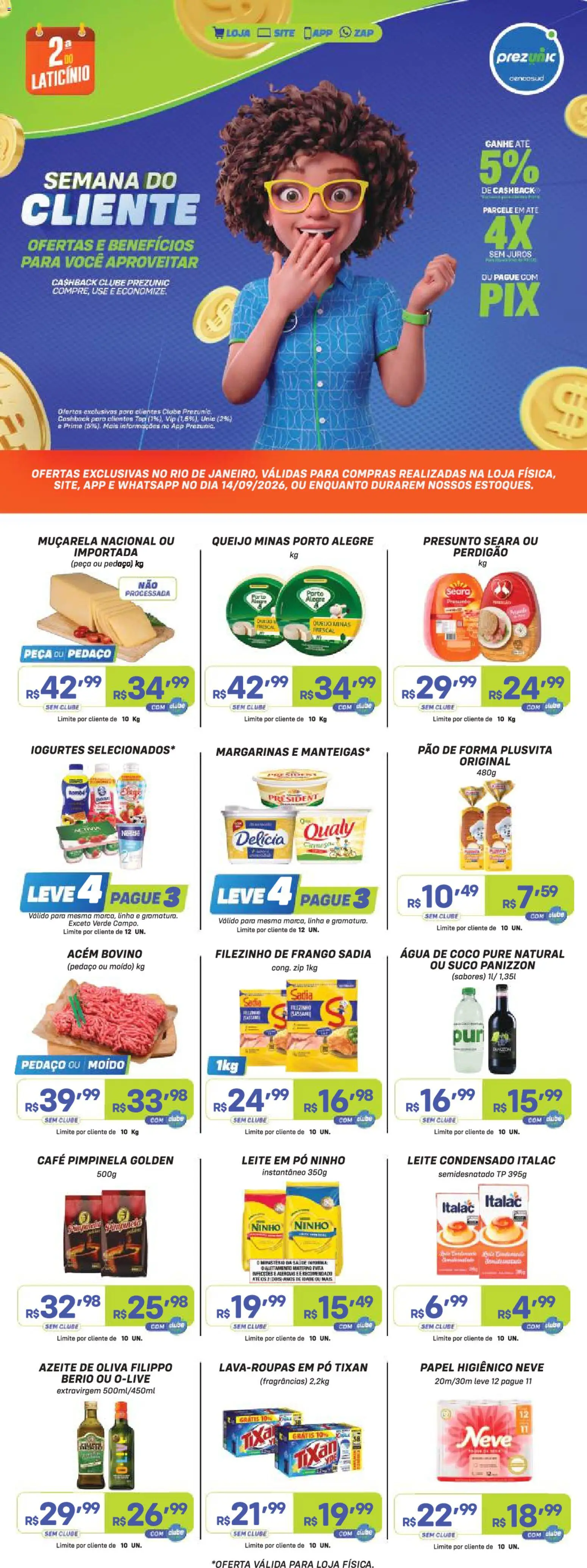 Ofertas Prezunic ofertas até 14/09/2026. - Página 1