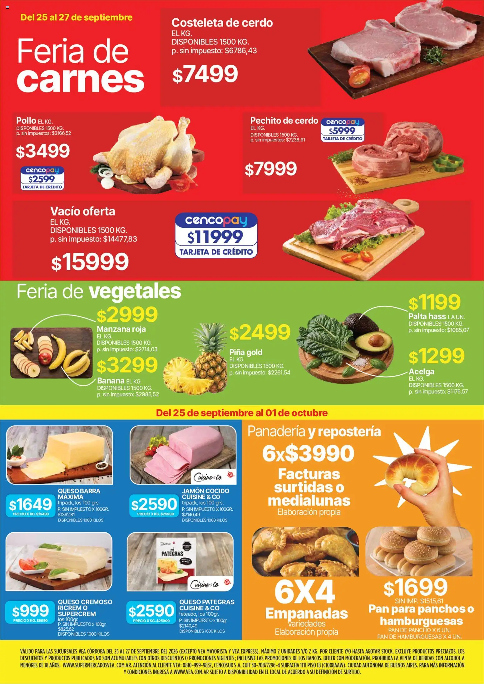 Vista previa del folleto de la tienda Vea válido desde el 25/09/2026 