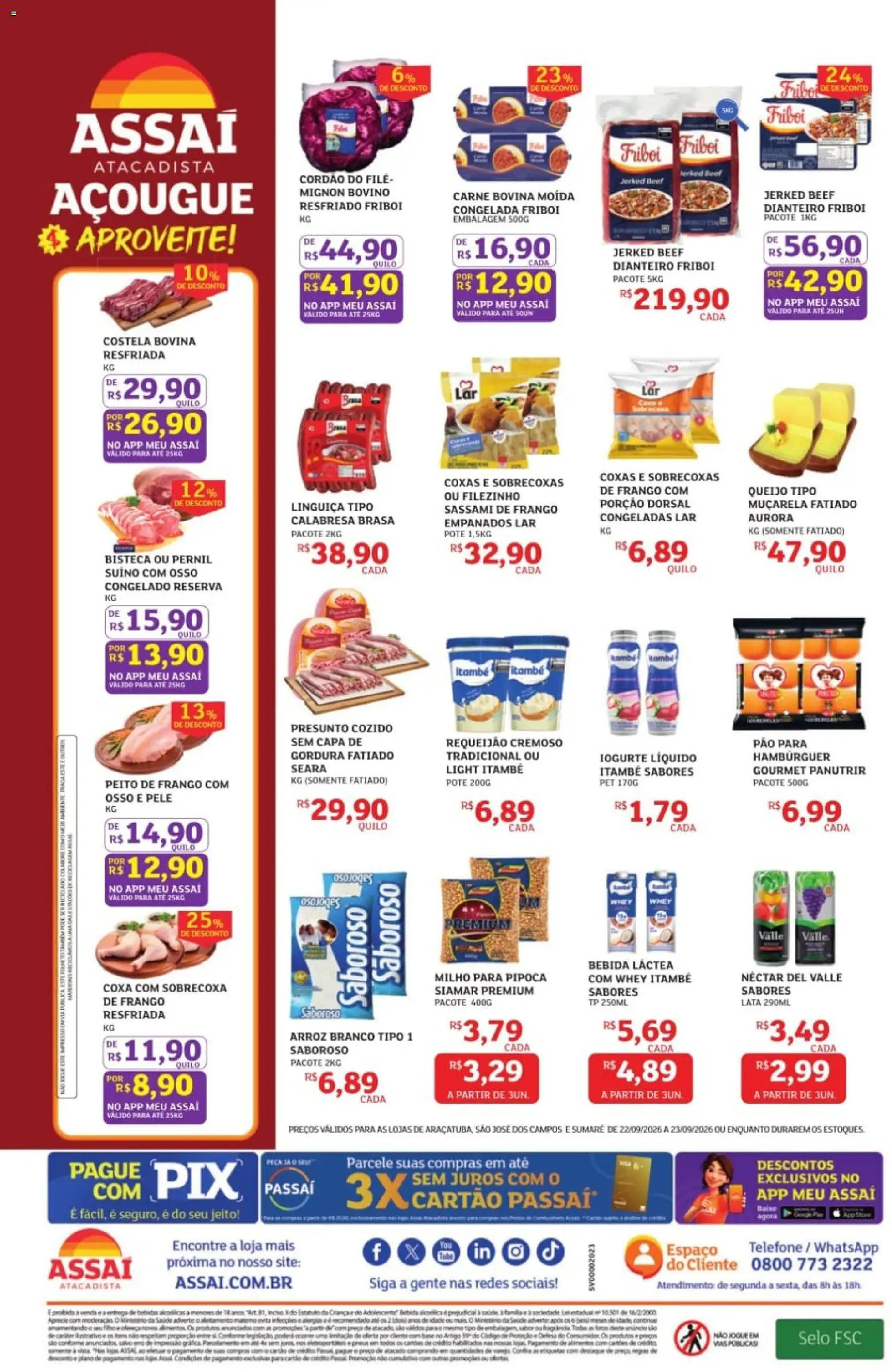 Pré-Visualização do folheto "Assaí Atacadista ofertas - SP" da loja Assaí Atacadista válido a partir de 22/09/2026