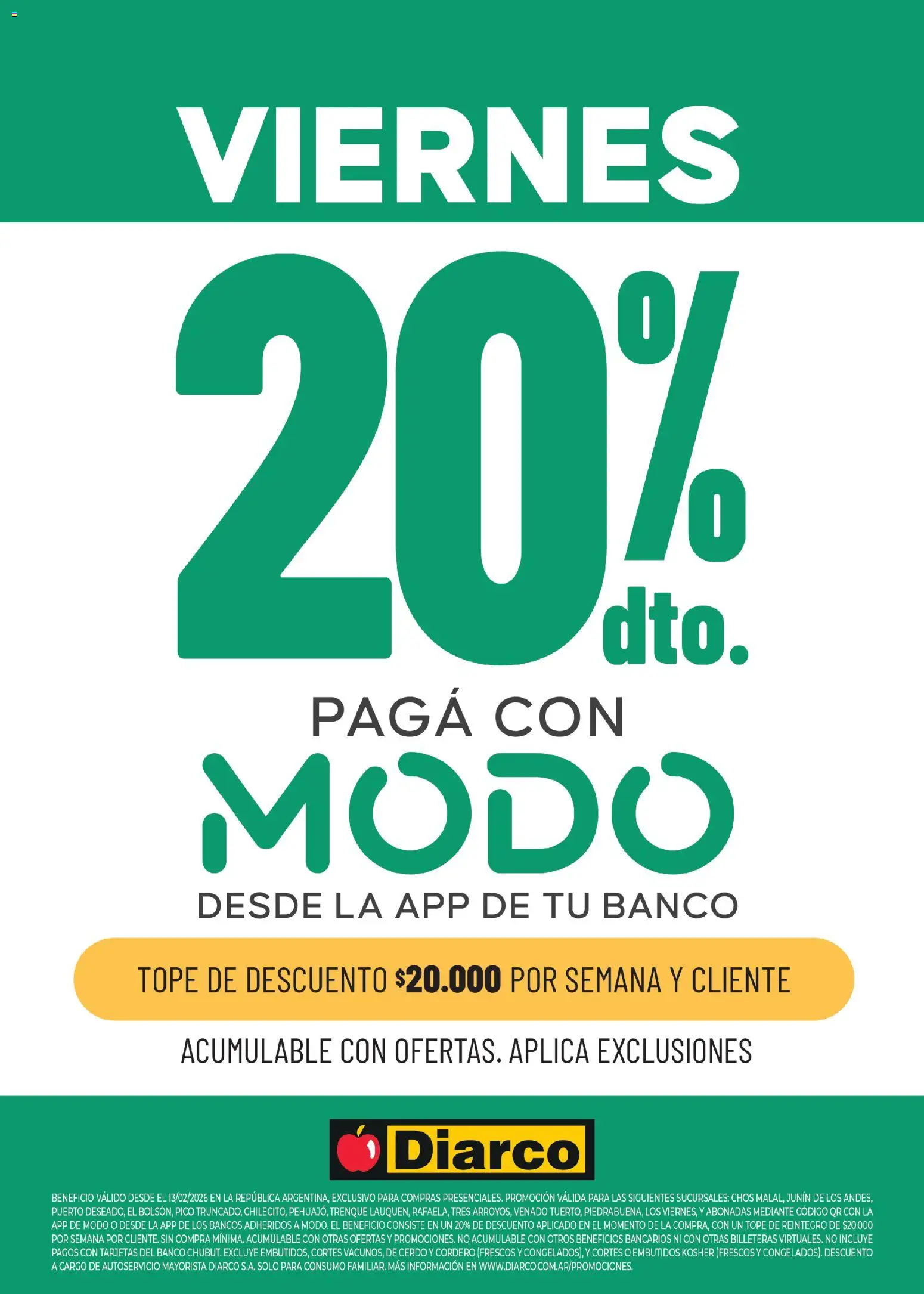 Vista previa del folleto de la tienda Diarco válido desde el 21/08/2026 