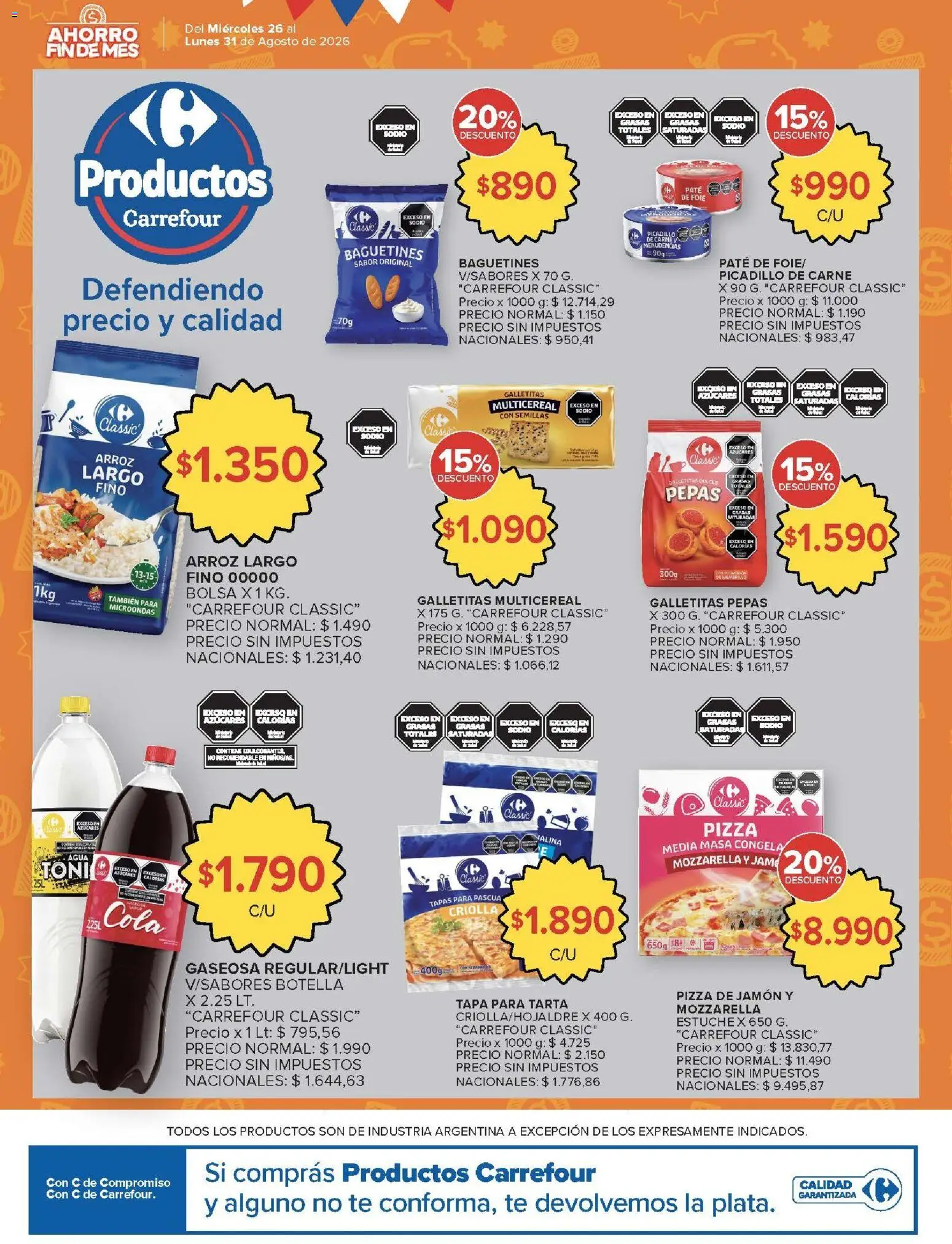 Vista previa del folleto de la tienda Carrefour válido desde el 26/08/2026 