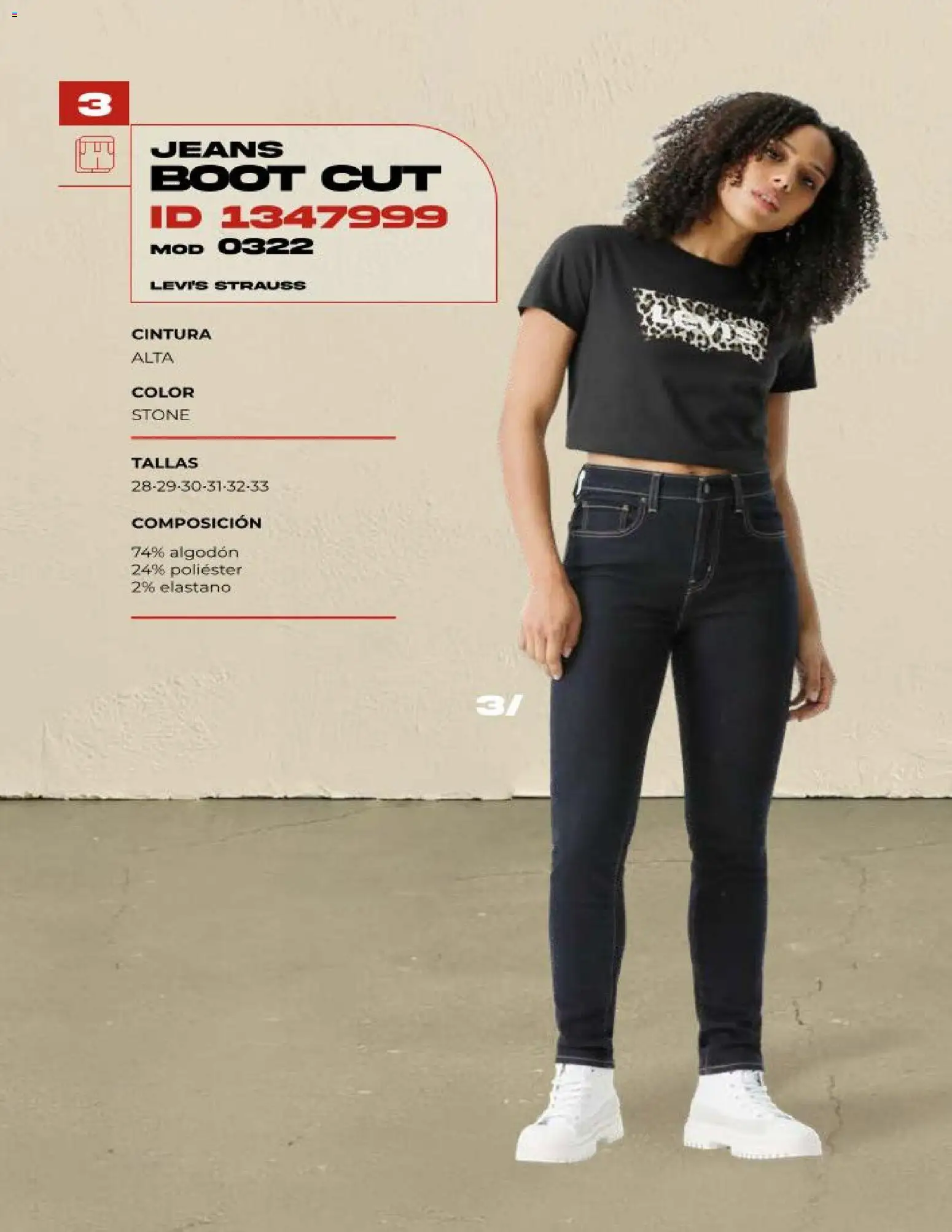 Vista previa las ofertas de la tienda Price Shoes - Price Shoes catálogo Jeans Levis desde el 15/10/2026 