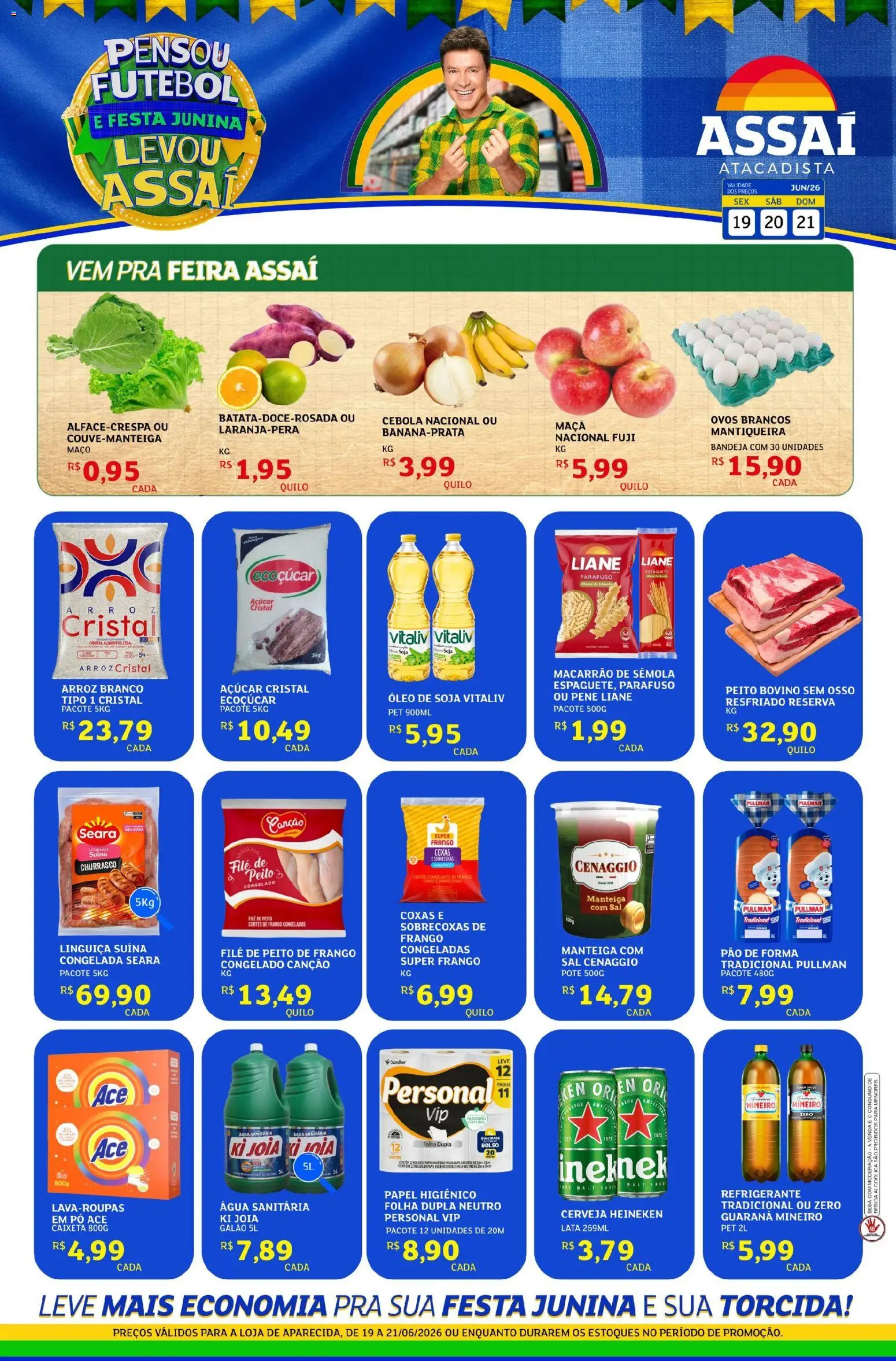 Pré-Visualização do folheto "Assaí Atacadista ofertas - GO" da loja Assaí Atacadista válido a partir de 19/06/2026