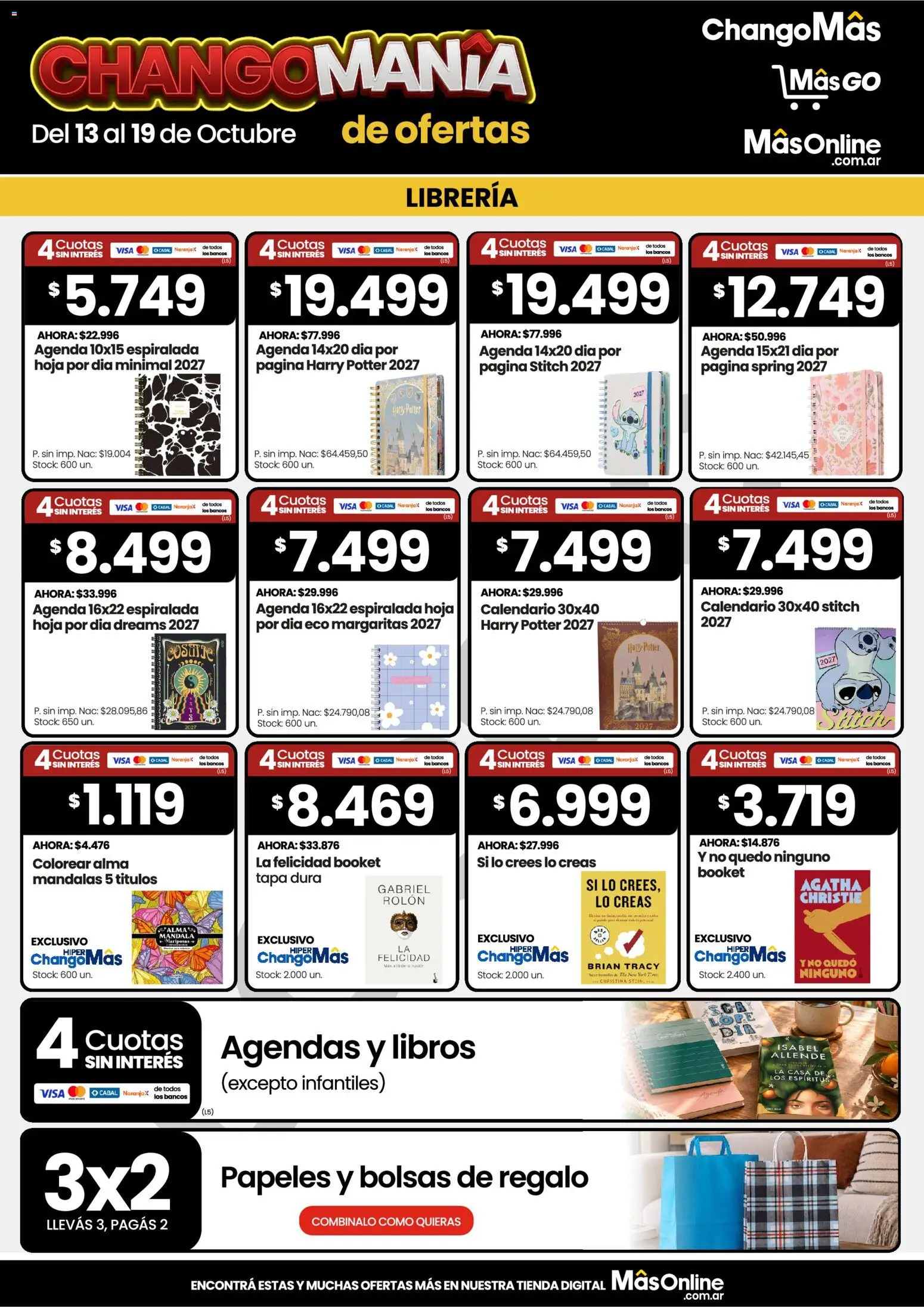 Vista previa del folleto de la tienda Changomas válido desde el 13/10/2026 