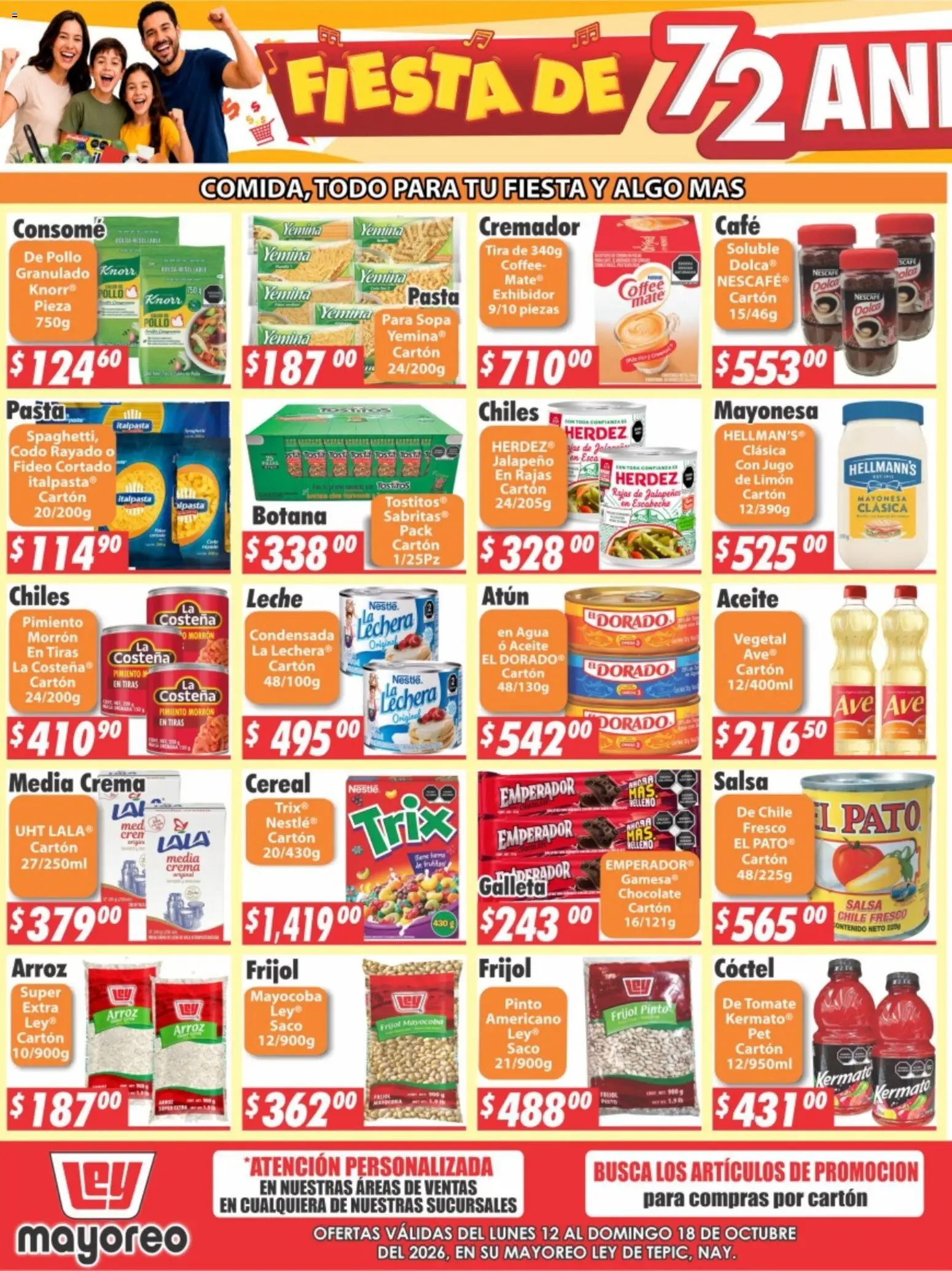Vista previa las ofertas de la tienda Casa Ley - Casa Ley folleto Tepic desde el 12/10/2026 