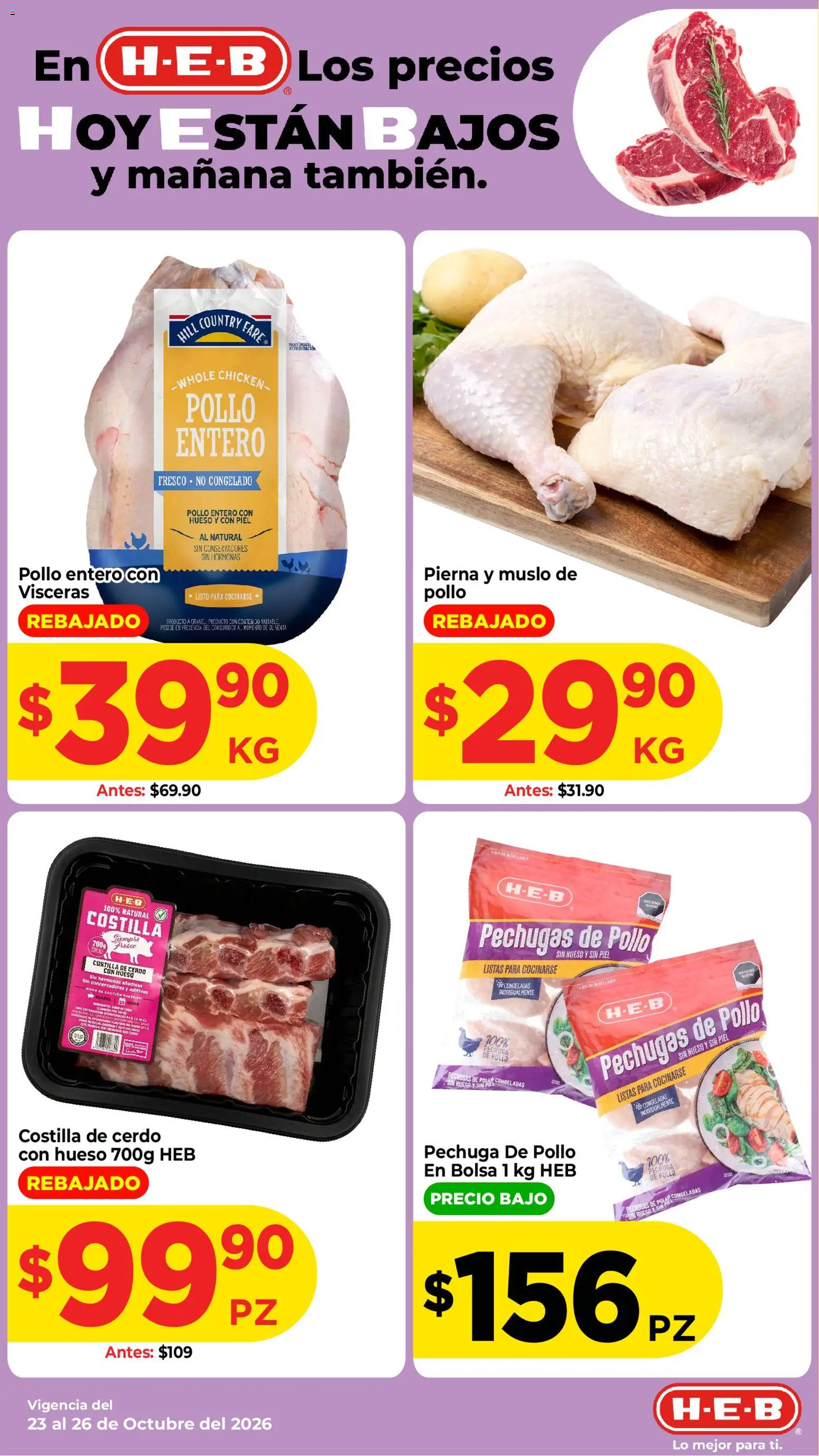 Vista previa las ofertas de la tienda H-E-B - H-E-B folleto desde el 23/10/2026 