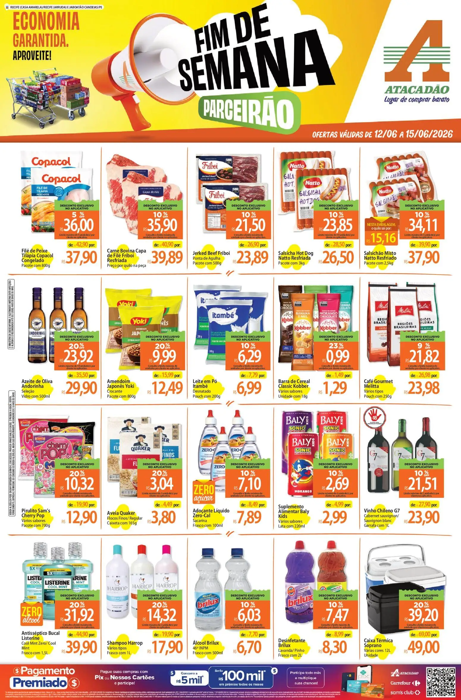 Pré-Visualização do folheto "Atacadão ofertas - PE" da loja Atacadão válido a partir de 12/06/2026
