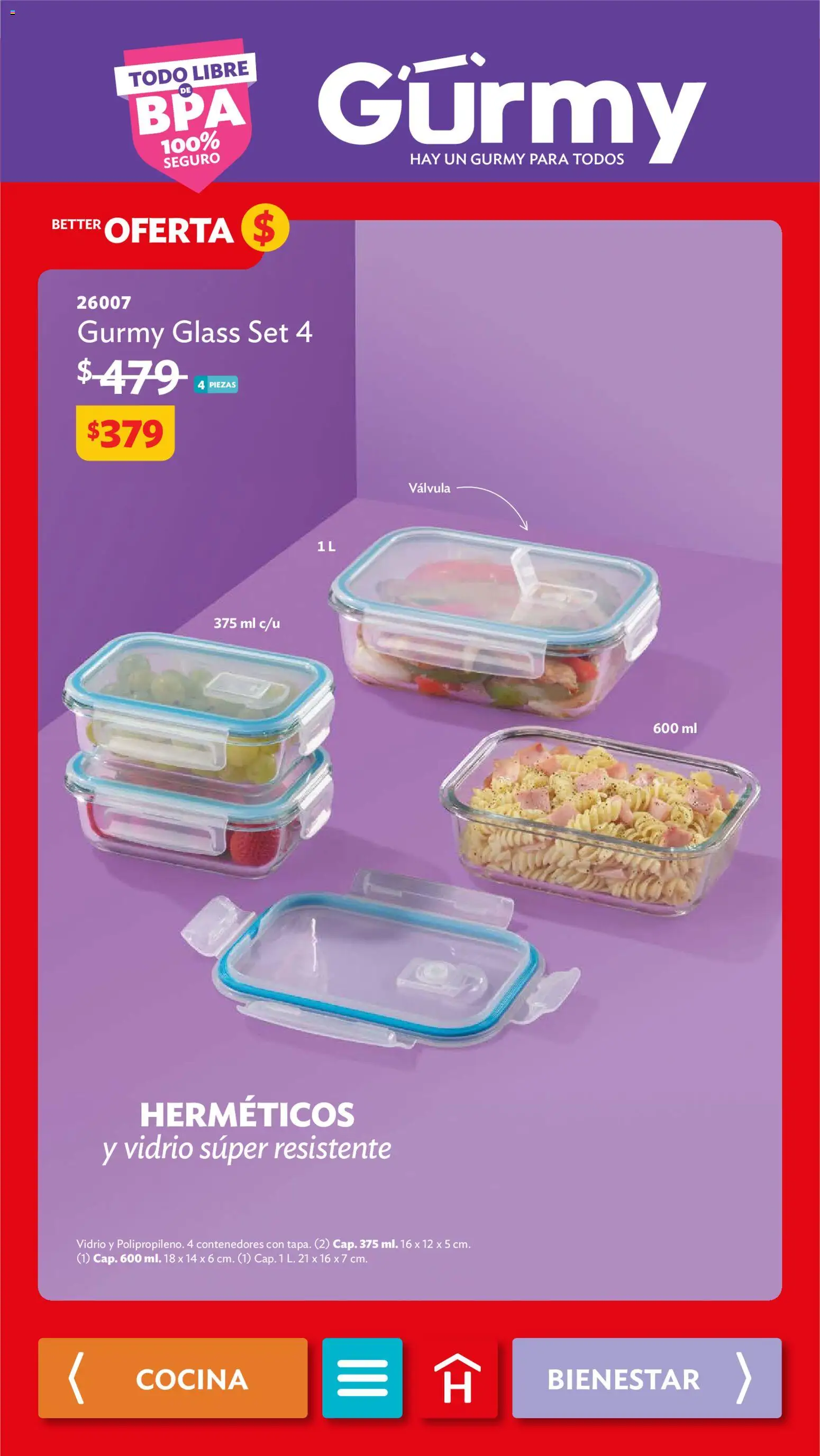 Vista previa las ofertas de la tienda Betterware - Betterware campaña 9 2026 desde el 31/08/2026 