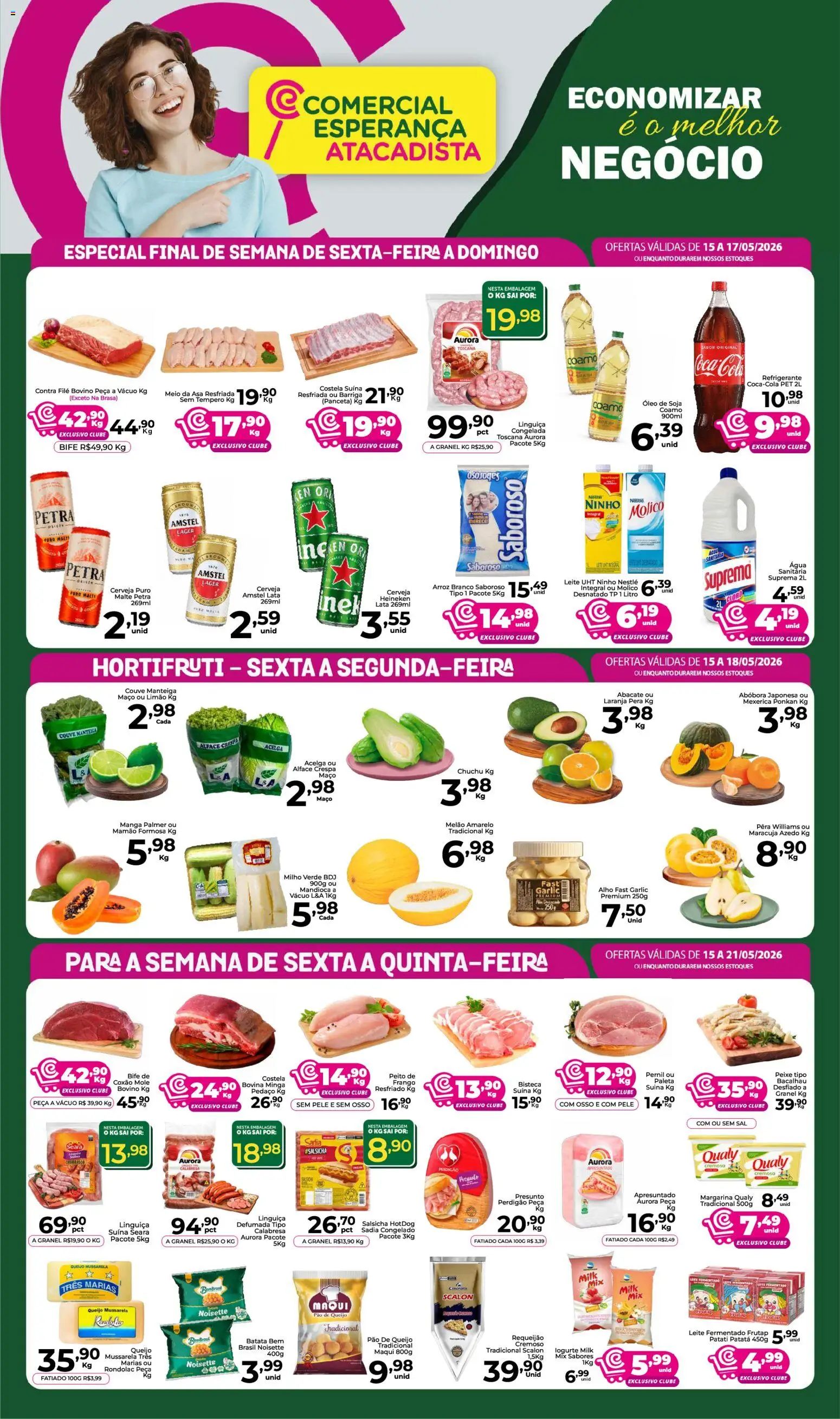Pré-Visualização do folheto "Comercial Esperança - Ofertas da semana" da loja Comercial Esperança válido a partir de 15/05/2026