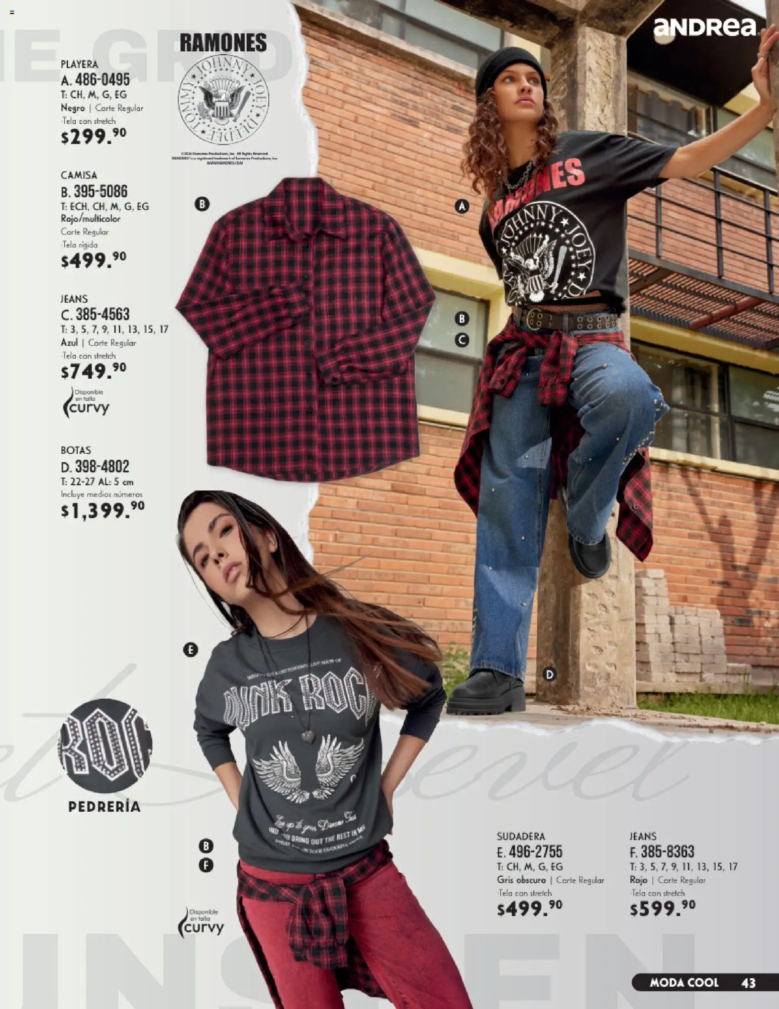 Vista previa las ofertas de la tienda Andrea - Andrea catálogo Vestir desde el 23/08/2026 