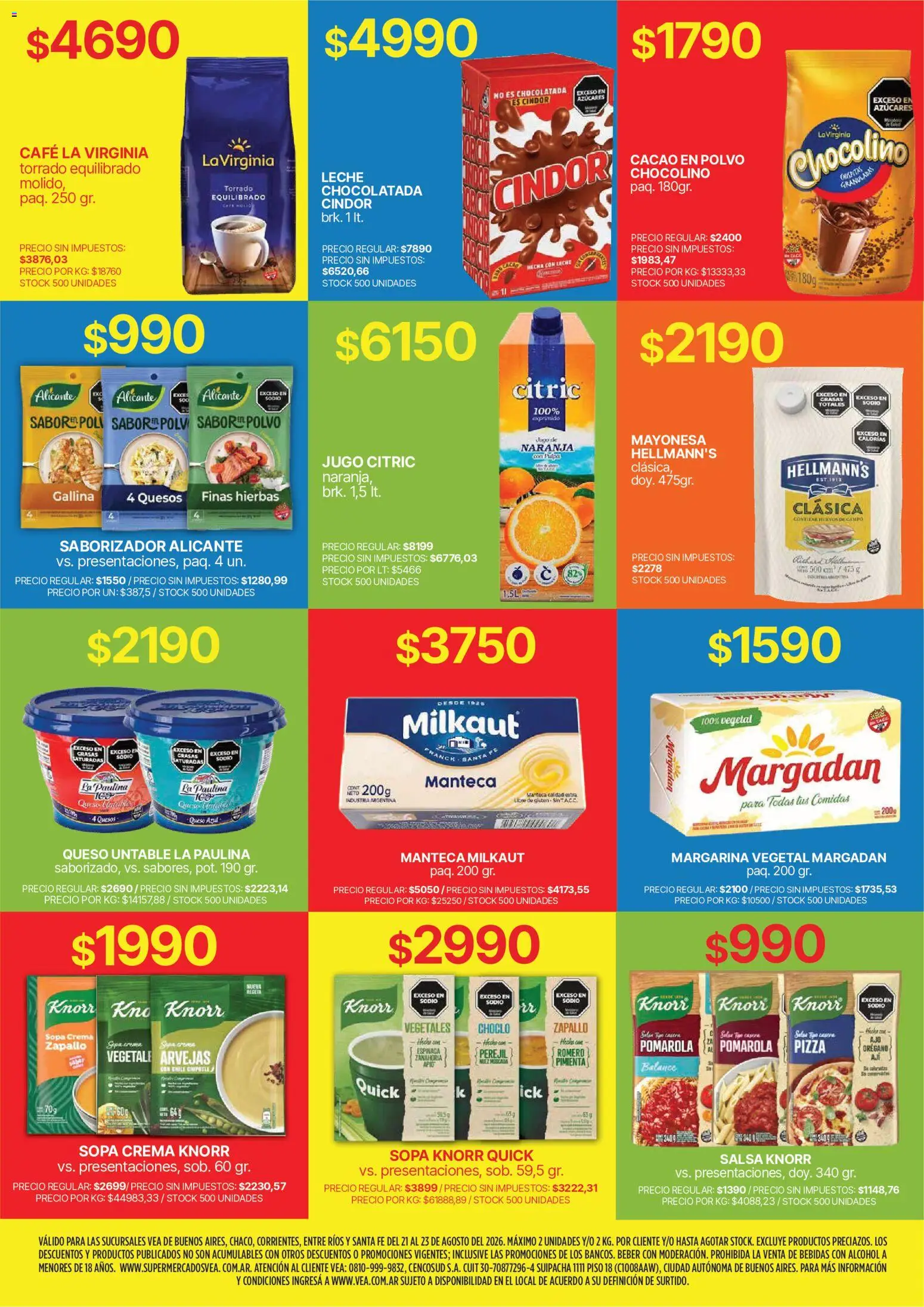 Vista previa del folleto de la tienda Vea válido desde el 21/08/2026 