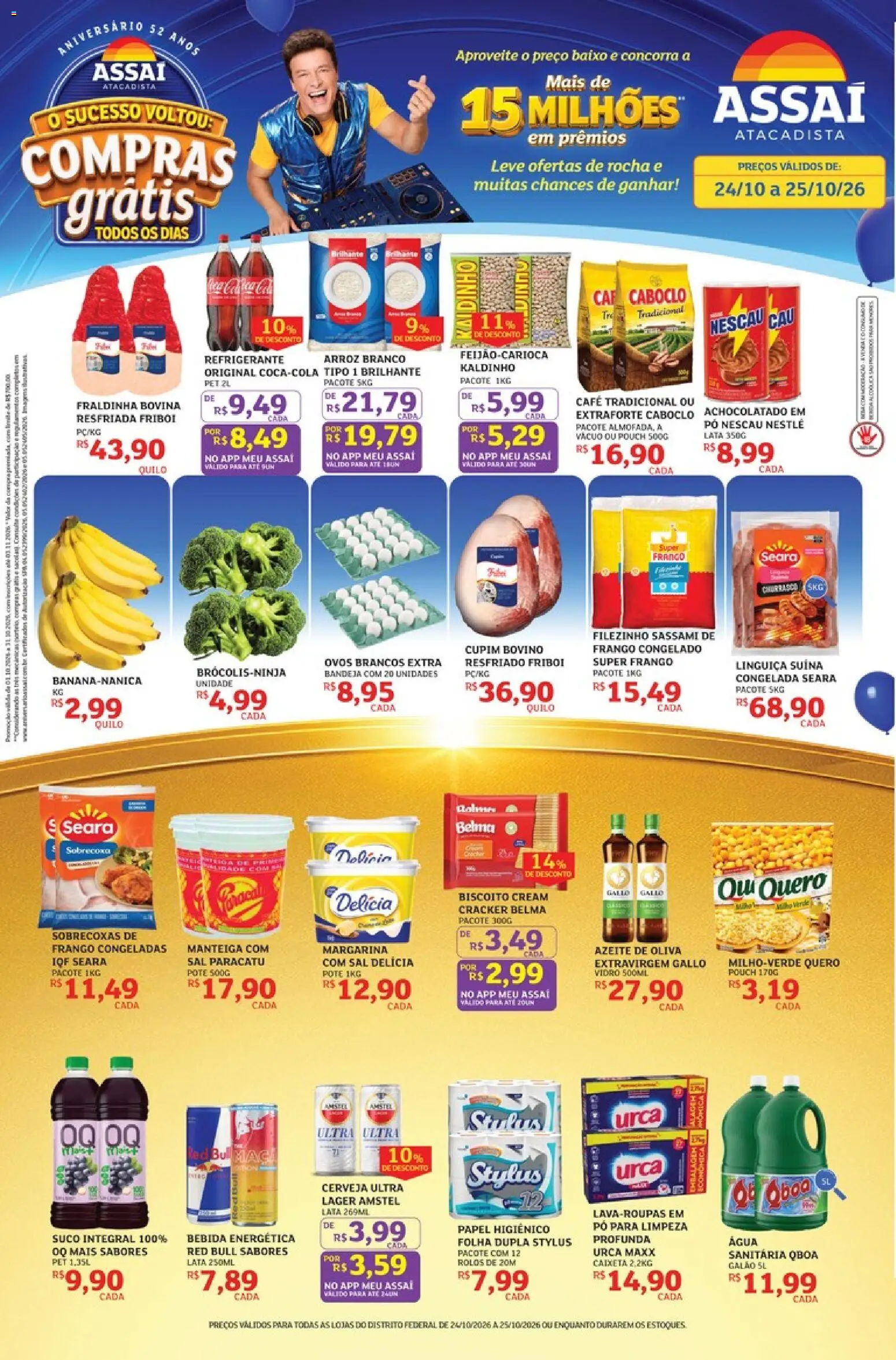 Pré-Visualização do folheto "Assaí Atacadista ofertas - DF" da loja Assaí Atacadista válido a partir de 24/10/2026