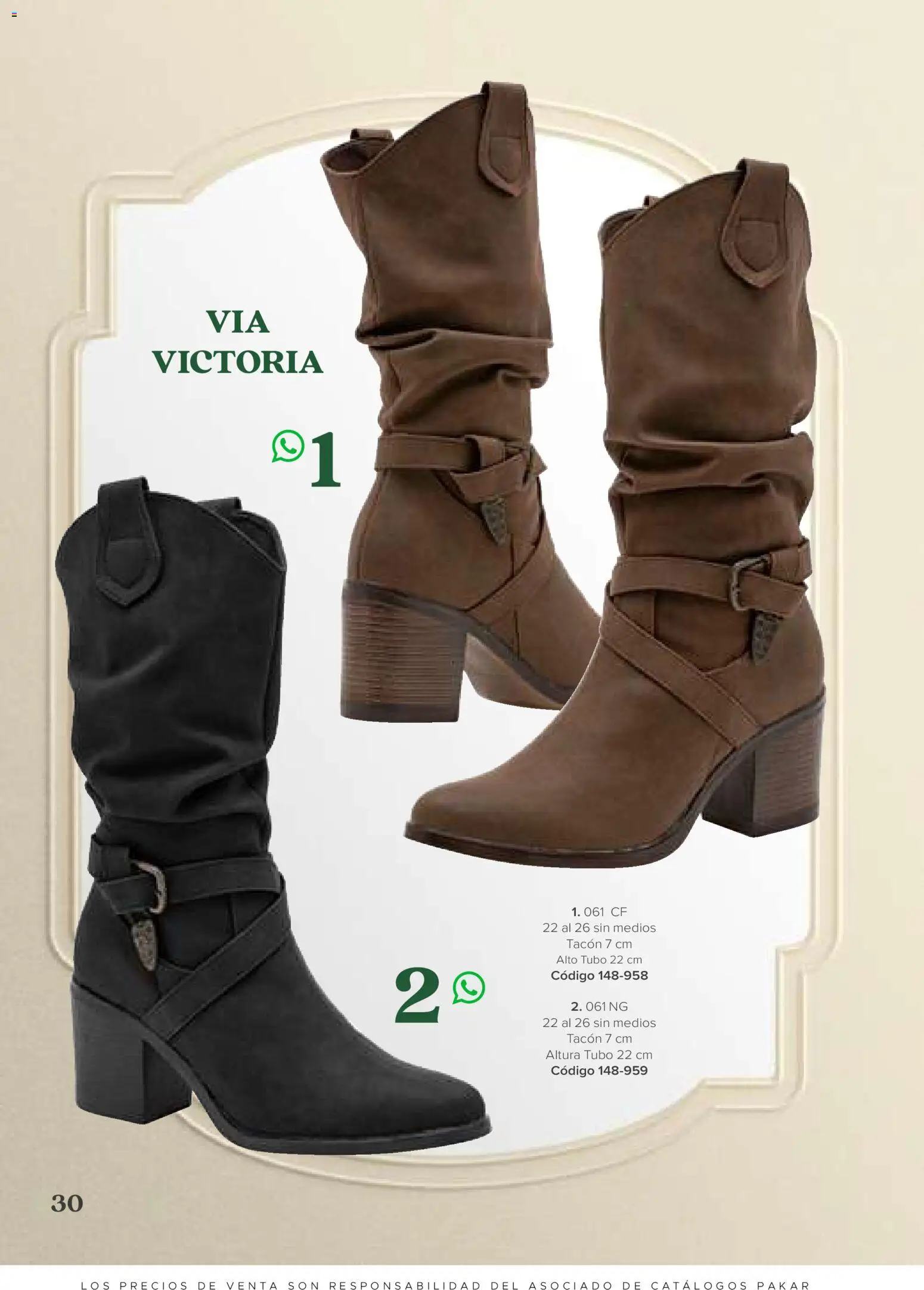 Vista previa las ofertas de la tienda SC Pakar - SC Pakar catálogo Bota desde el 31/07/2026 