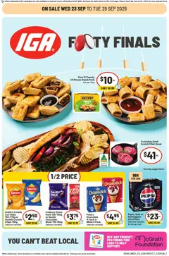 Preview of catalogue IGA catalogue Spit Junction from shop IGA valid 23/09/2026