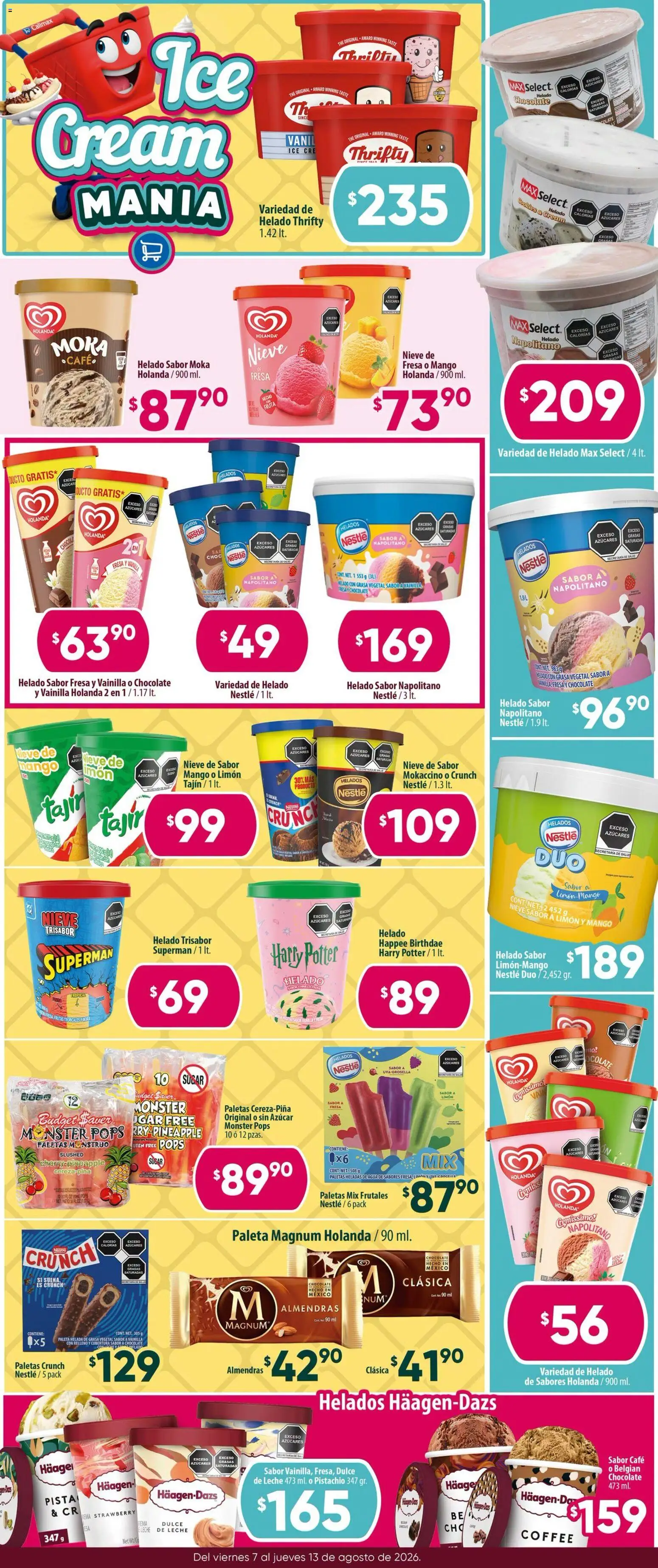 Vista previa las ofertas de la tienda Calimax - Calimax folleto desde el 07/08/2026 