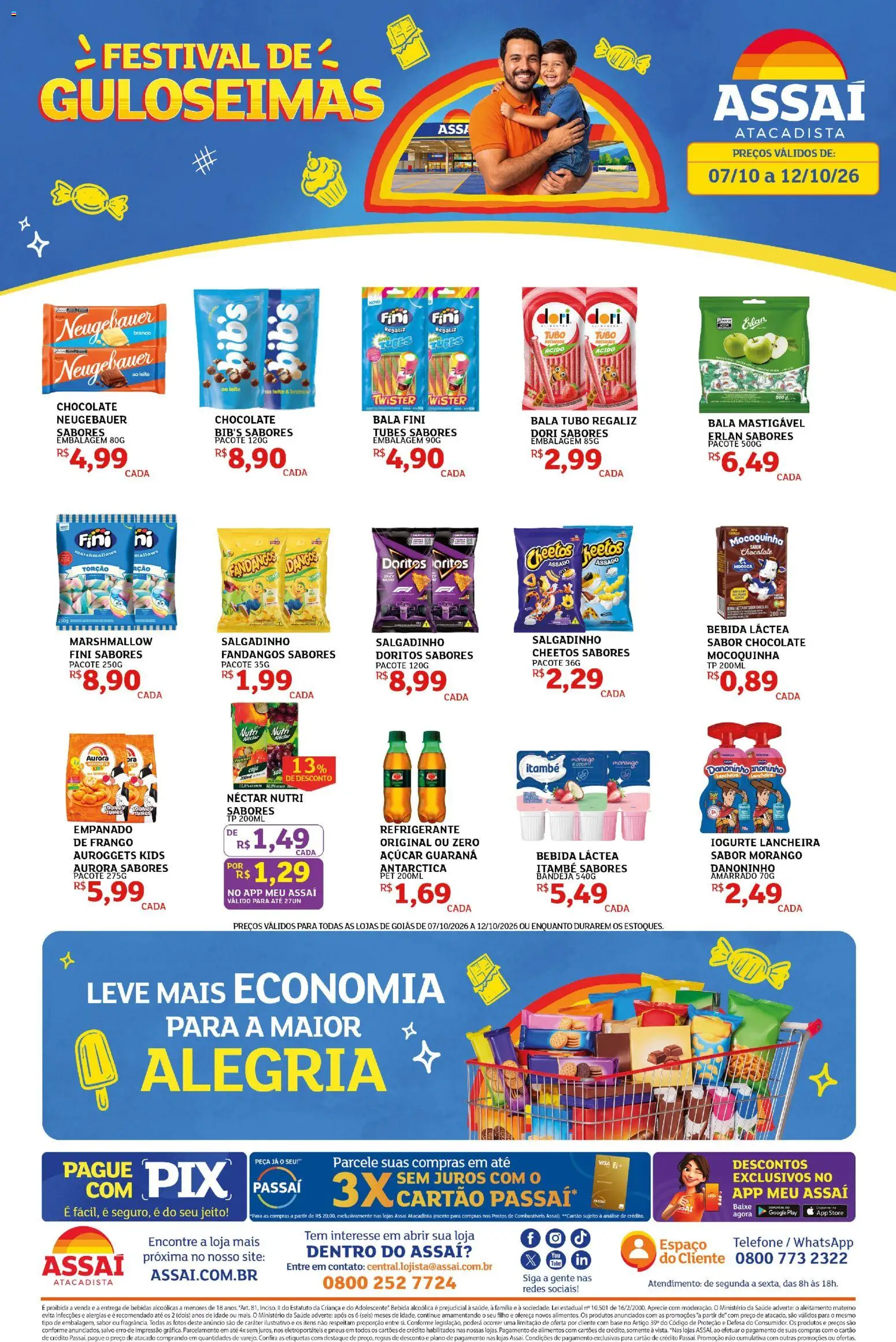 Pré-Visualização do folheto "Assaí Atacadista ofertas - GO" da loja Assaí Atacadista válido a partir de 07/10/2026