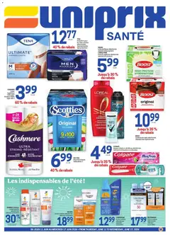 Preview of leaflet Uniprix - Uniprix Sante from shop Uniprix is valid from Jun 11, 2026