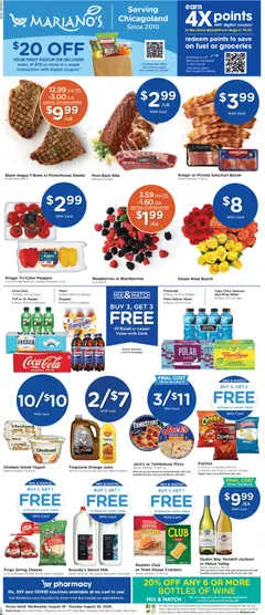 Ad Preview of Mariano's Mariano's Weekly Ad from 08/19/2026