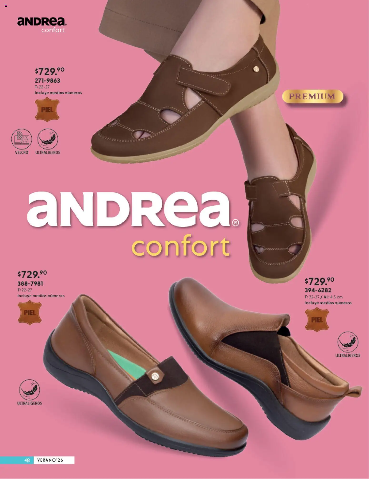 Vista previa las ofertas de la tienda Andrea - Andrea catálogo Calzado Confort desde el 24/05/2026 