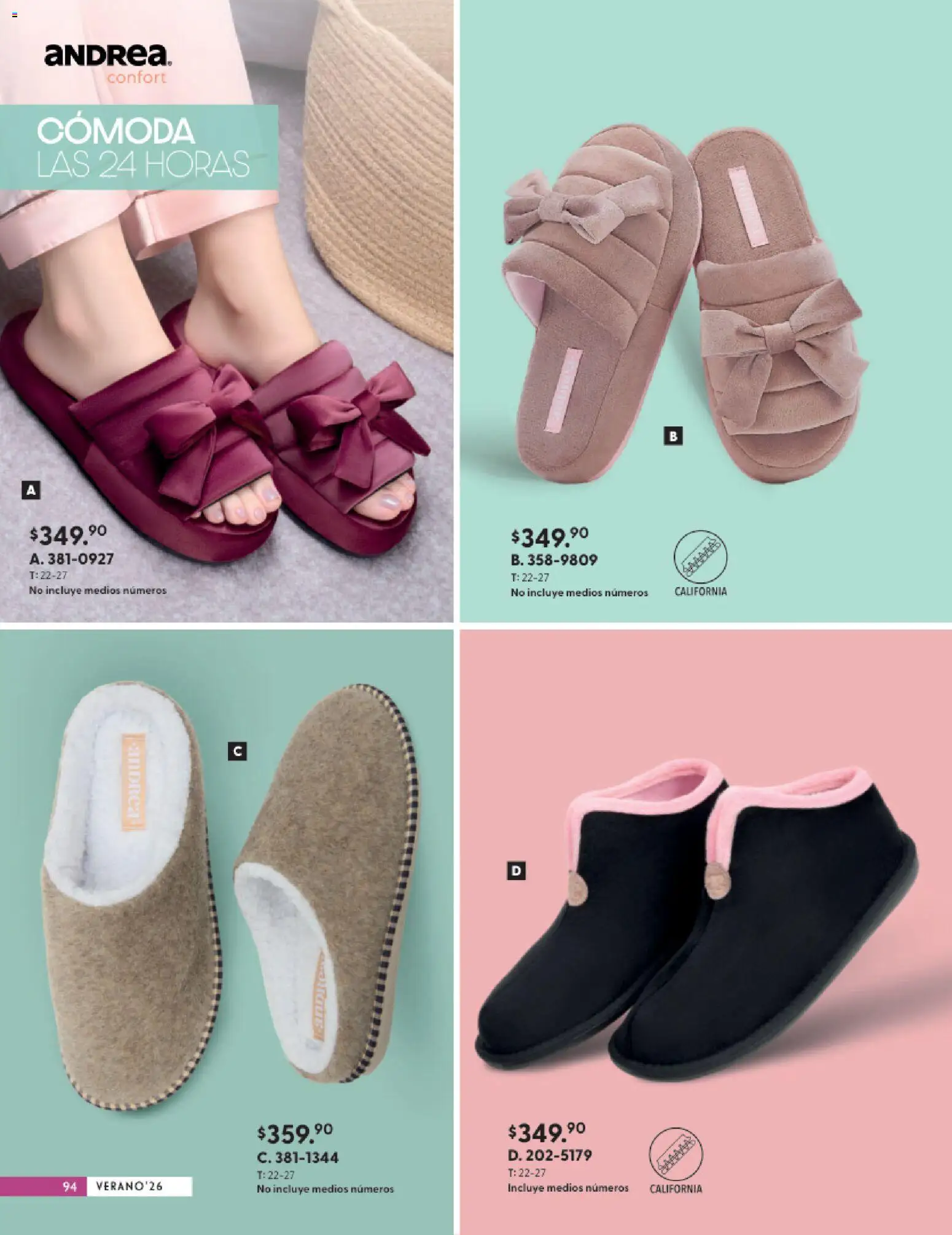 Vista previa las ofertas de la tienda Andrea - Andrea catálogo Calzado Confort desde el 24/05/2026 - Cómoda