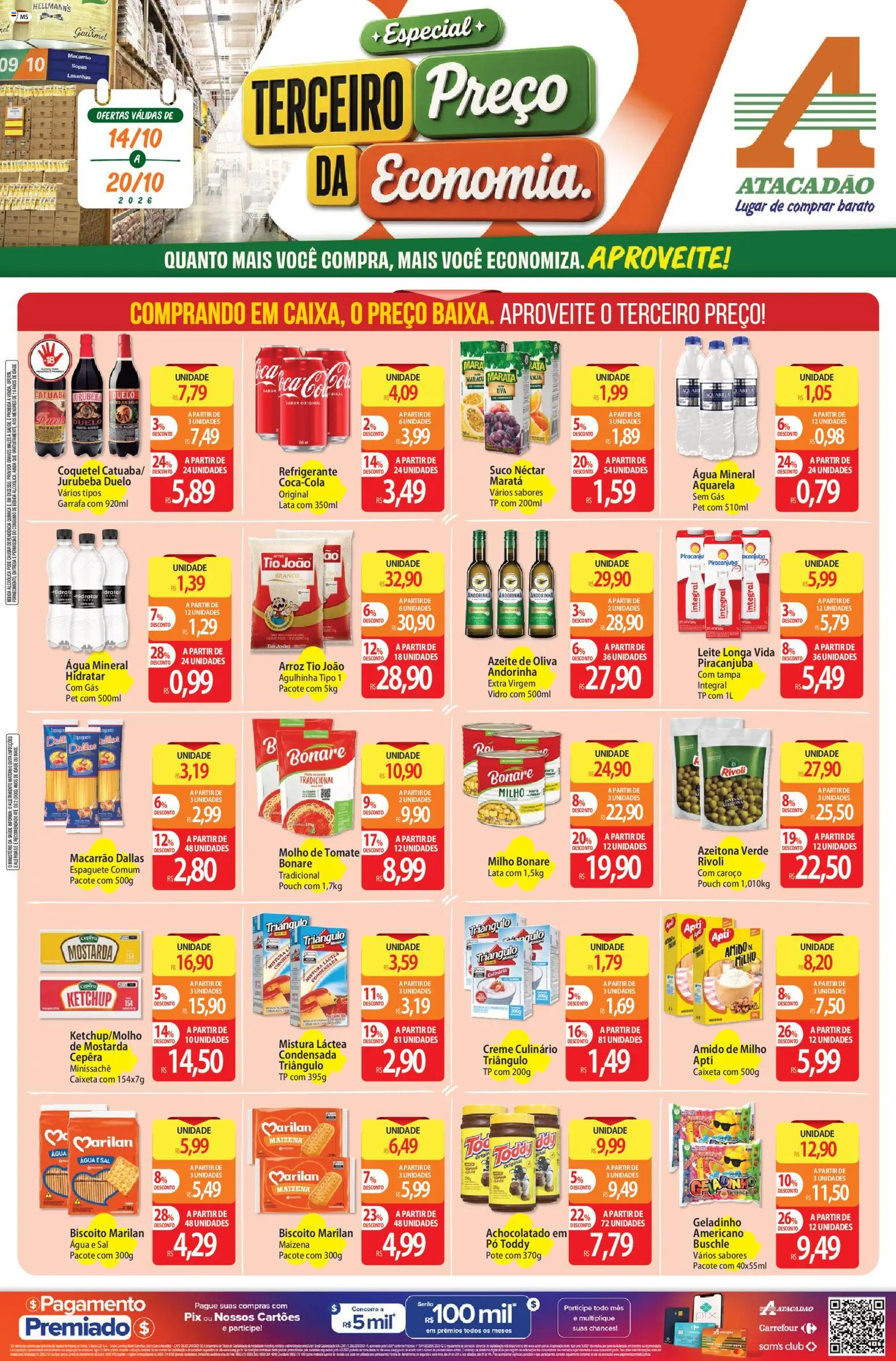 Pré-Visualização do folheto "Atacadão ofertas - MS" da loja Atacadão válido a partir de 14/10/2026