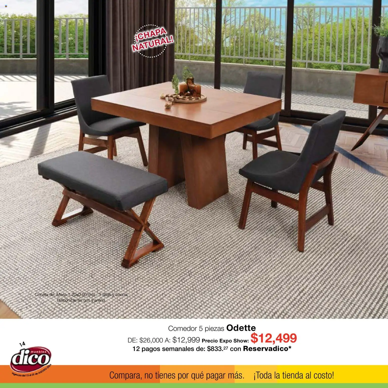Vista previa las ofertas de la tienda Muebles Dico - Muebles Dico catálogo Expo Show desde el 13/08/2026 