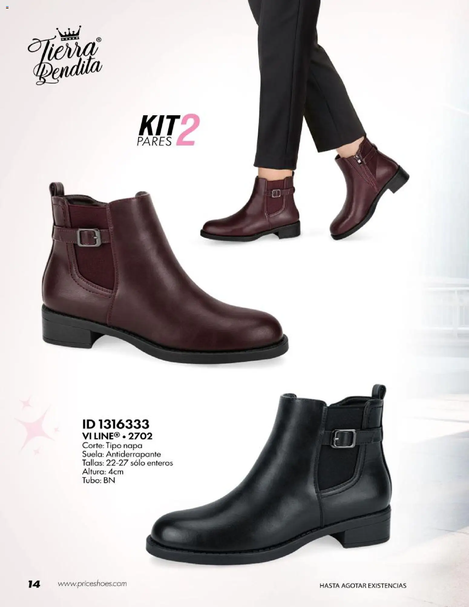 Vista previa las ofertas de la tienda Price Shoes - Price Shoes catálogo Kit´s desde el 20/10/2026 