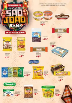 Pré-Visualização do folheto "Bistek Supermercados ofertas de São João" da loja Bistek Supermercados válido a partir de 03/06/2026