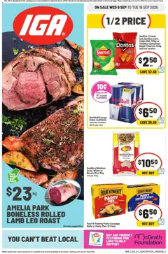 Preview of catalogue IGA catalogue Claremont from shop IGA valid 09/09/2026
